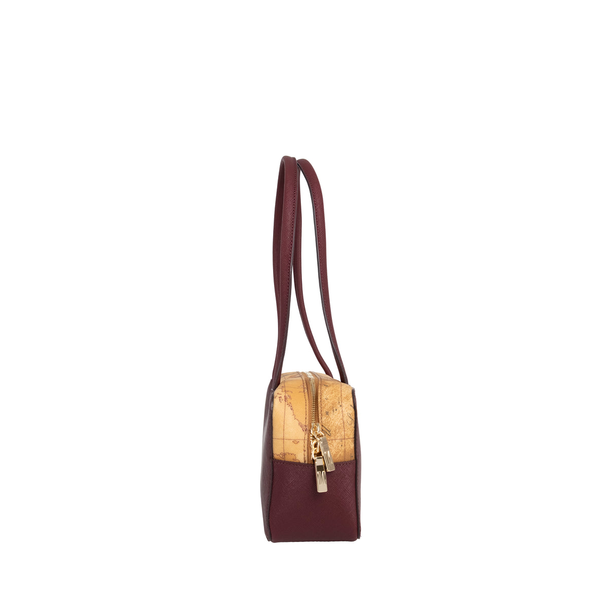 Alviero Martini Prima Classe Sottospalla Lucchetto Cuore Burgundy