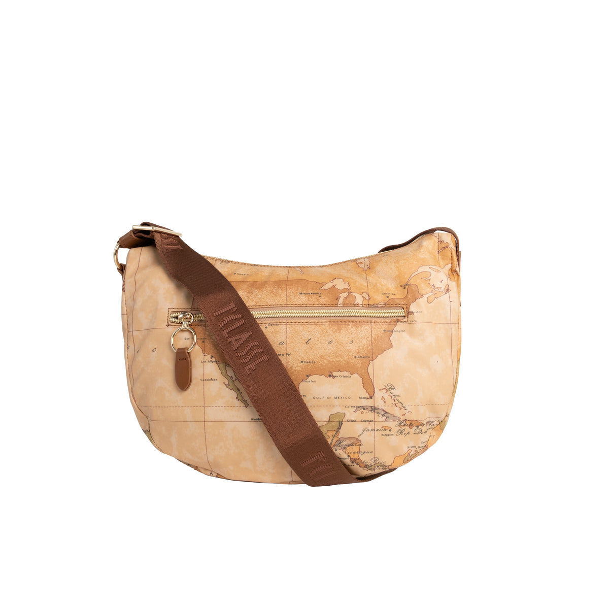 Alviero Martini Prima Classe Tracolla Grande Castagna