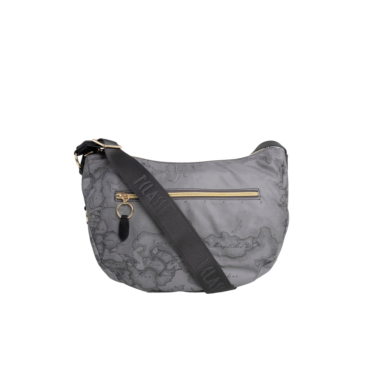 Alviero Martini Prima Classe Tracolla Grande Grigio Scuro