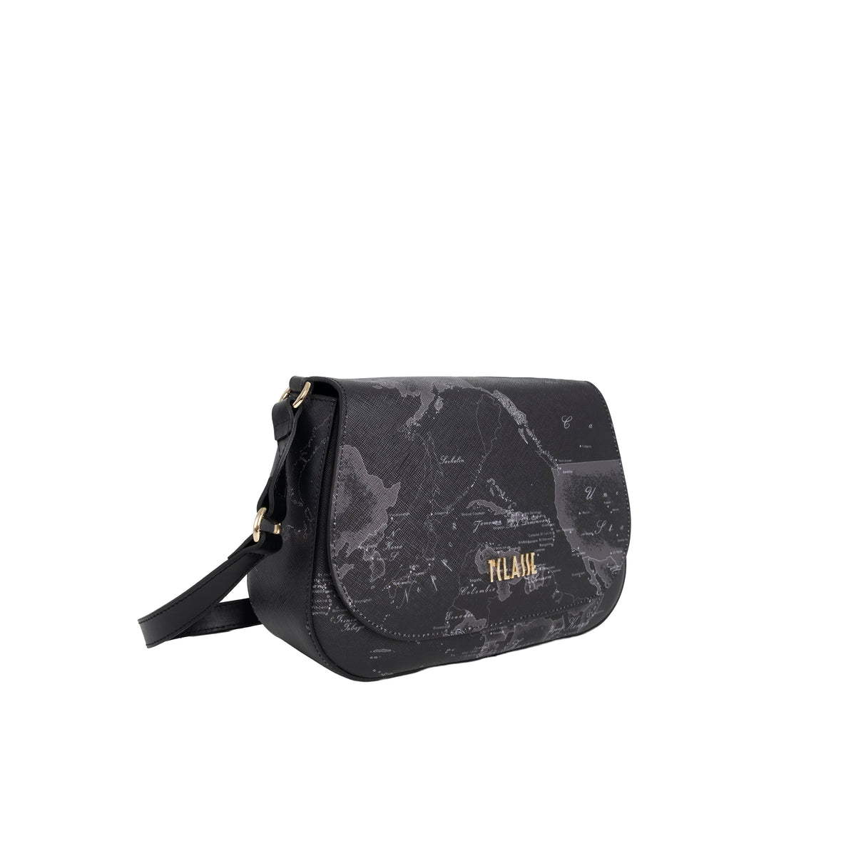 Alviero Martini Prima Classe Tracolla con Patta Nero
