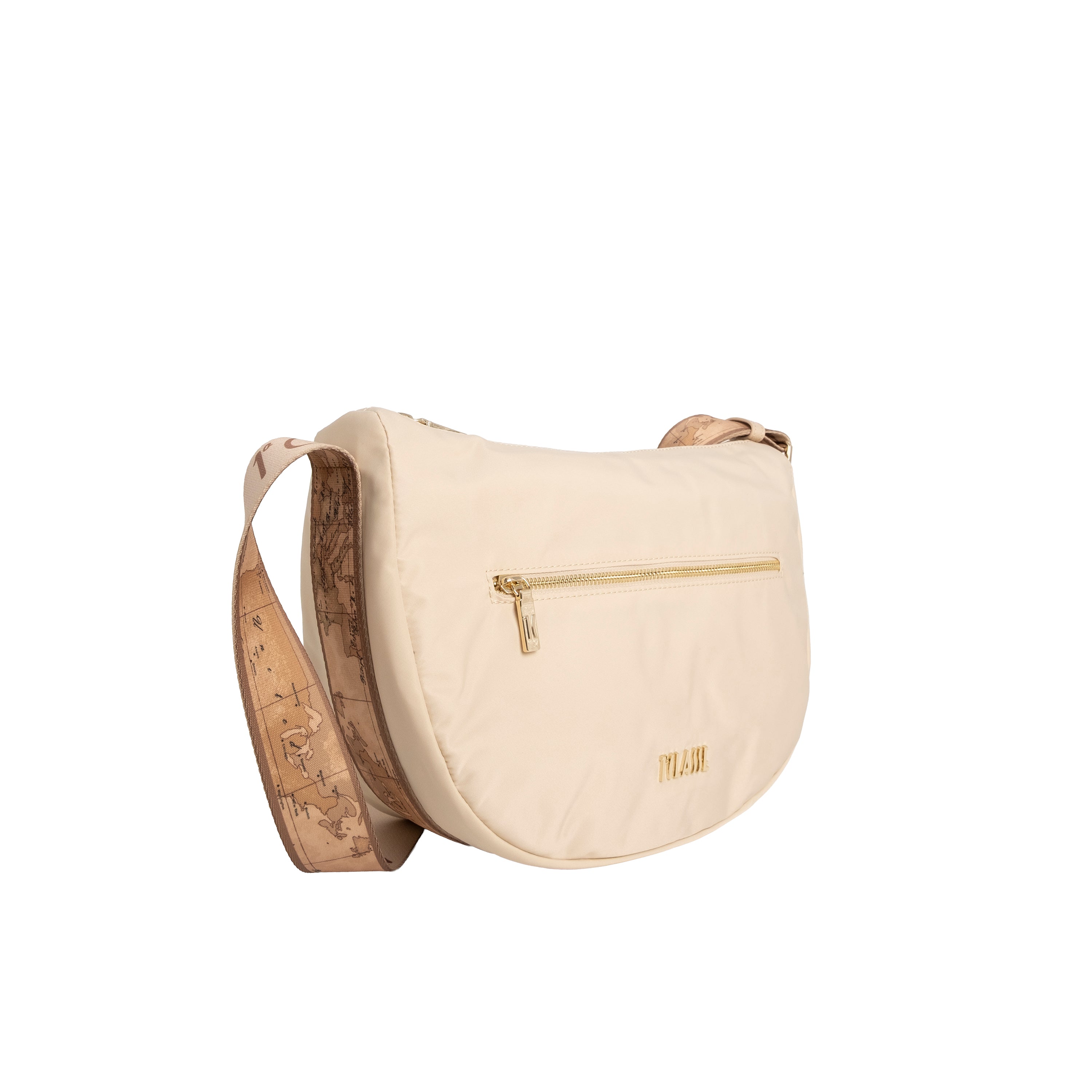 Alviero Martini Prima Classe Tracolla Mezzaluna Grande Champagne