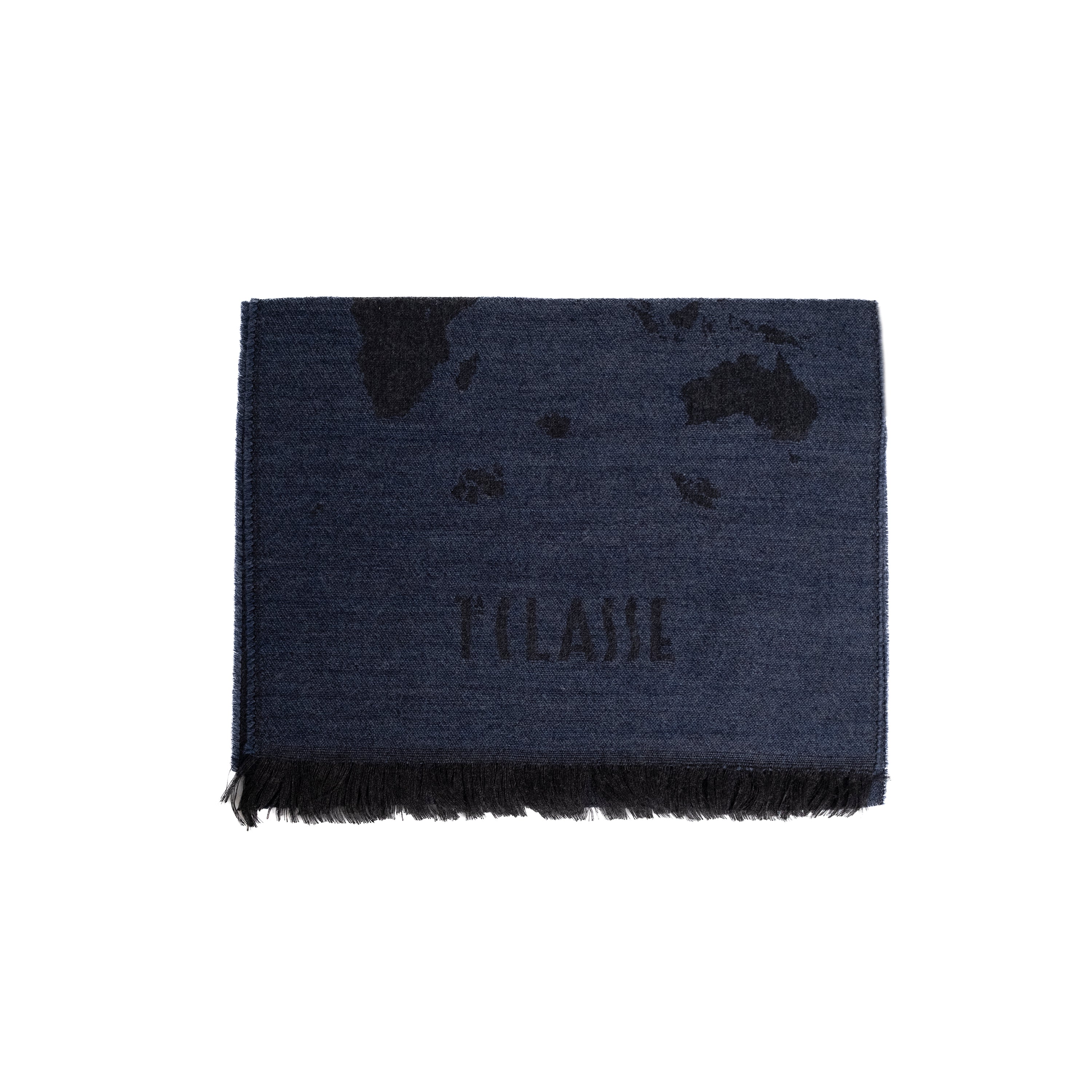 Alviero Martini Prima Classe Sciarpa Geo Pieno Blu Lapis