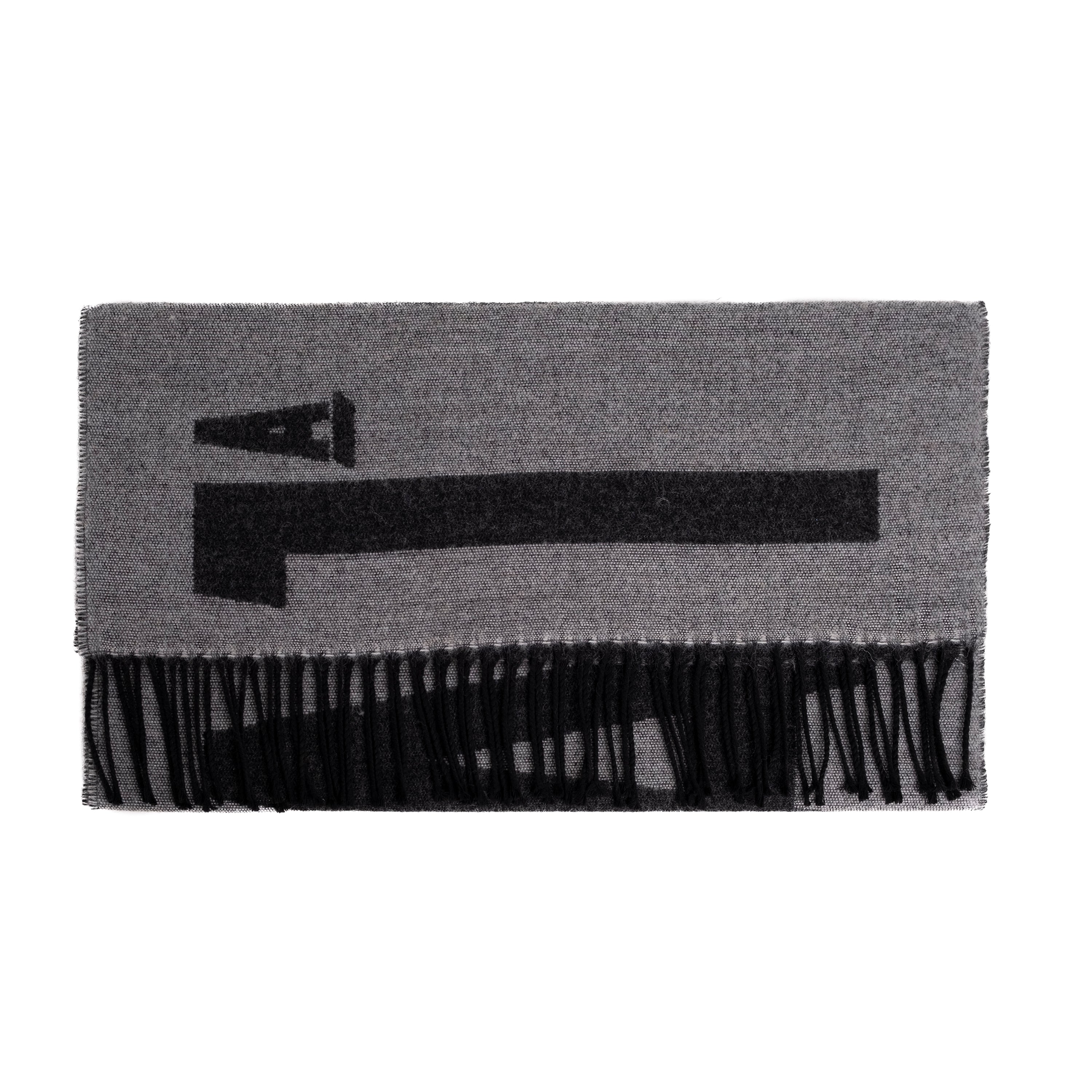 Alviero Martini Prima Classe Sciarpa Logo Grande Bluette