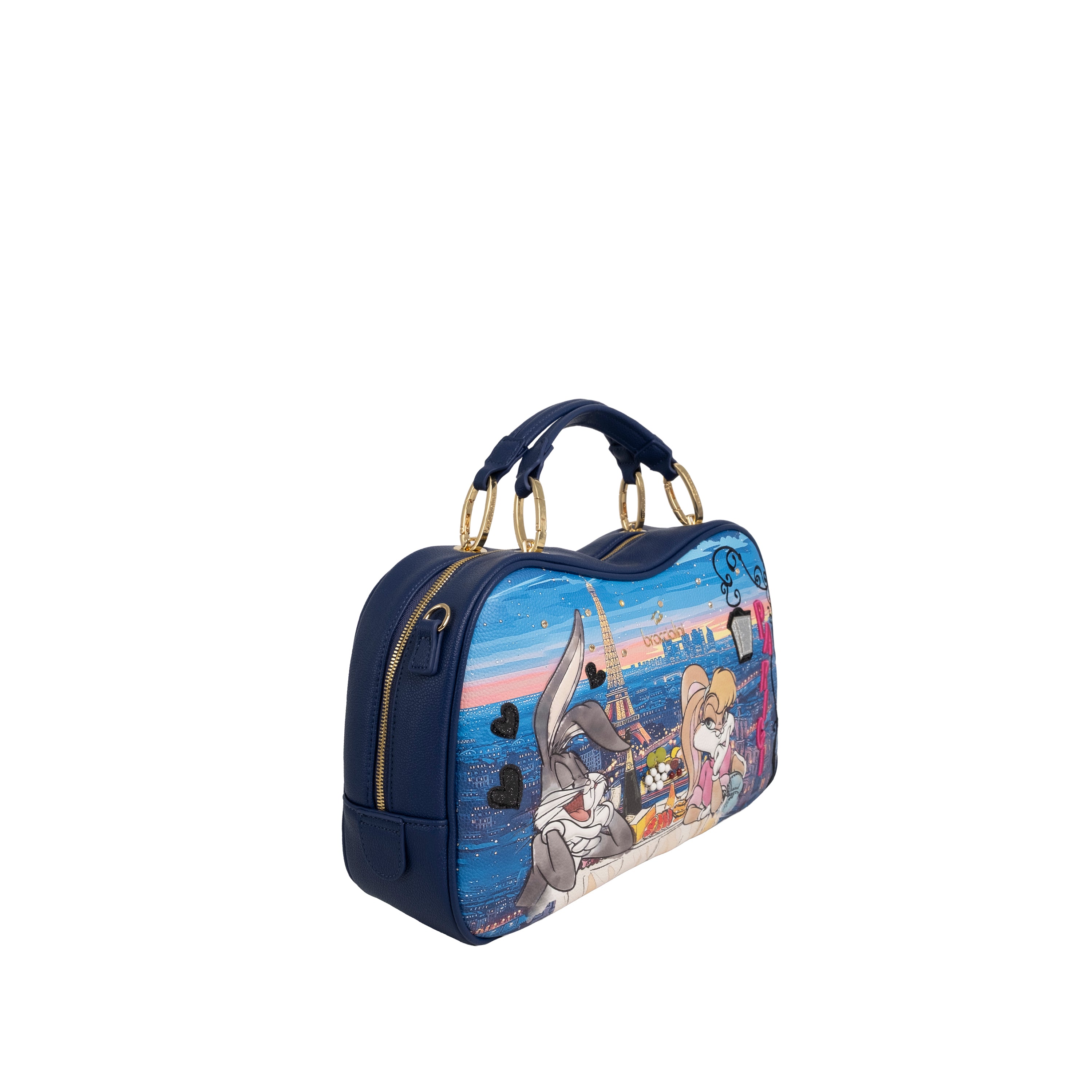 Braccialini Bauletto Cartoline Lt Multicolore Parigi