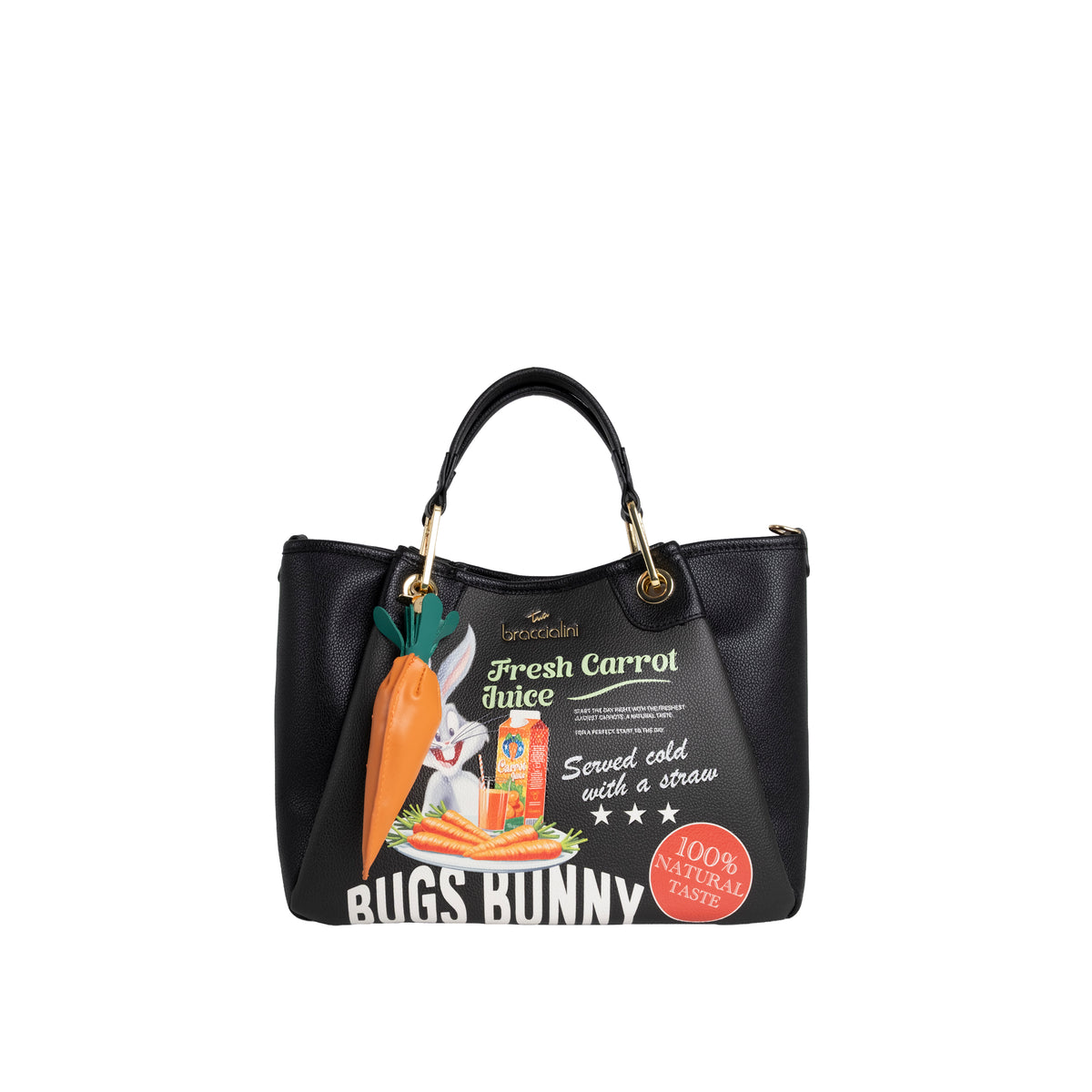 Braccialini Borsa A Mano Amy Nera