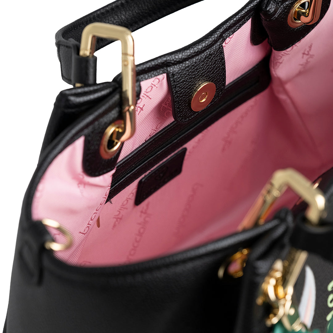Braccialini Borsa A Mano Amy Nera