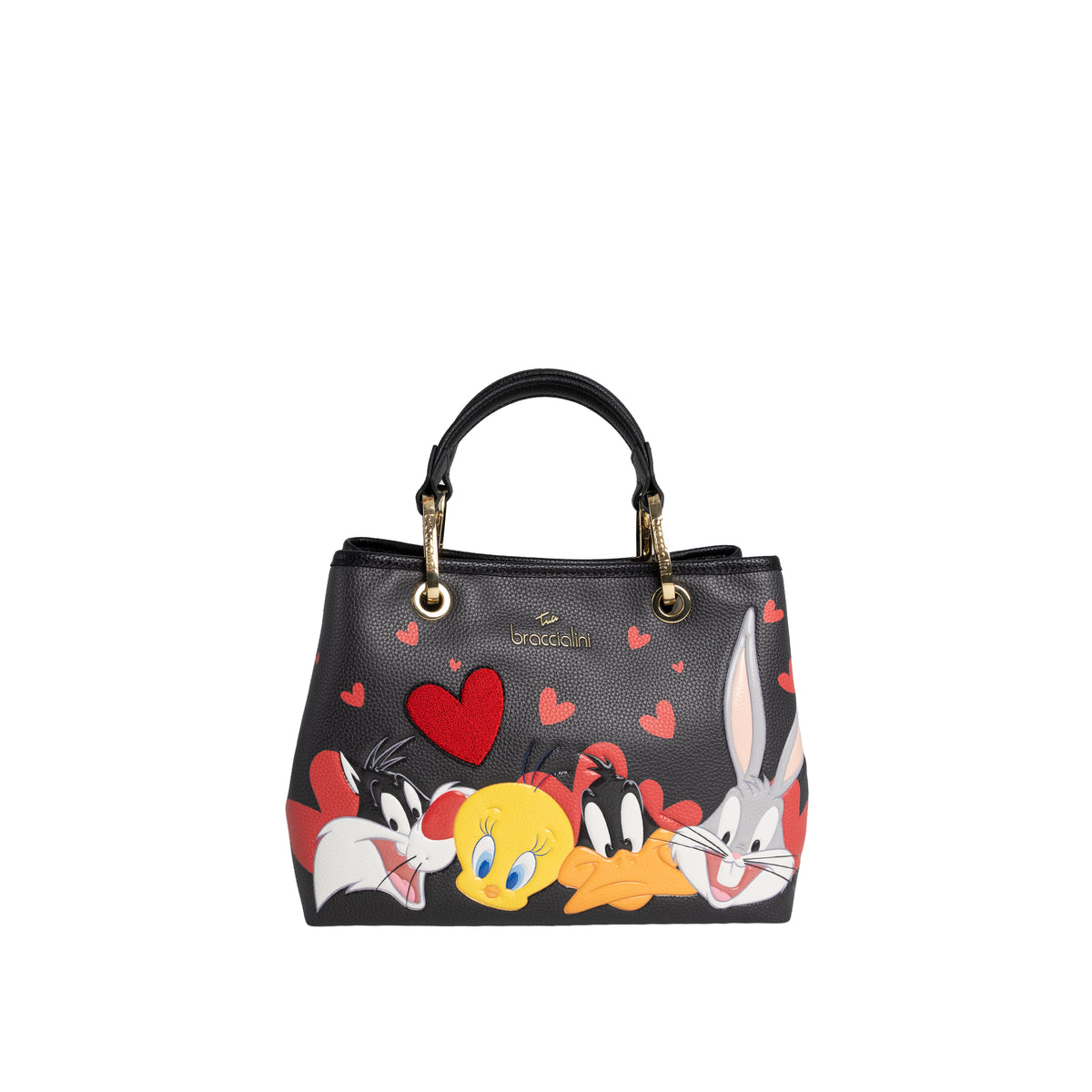 Braccialini Borsa A Mano Beth Lt Allfriend Multicolor Looney Tunes