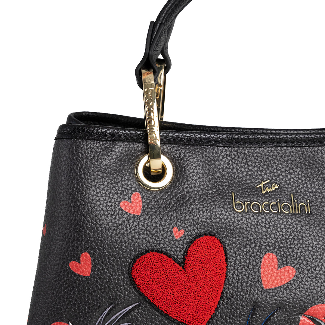 Braccialini Borsa A Mano Beth Lt Allfriend Multicolor Looney Tunes