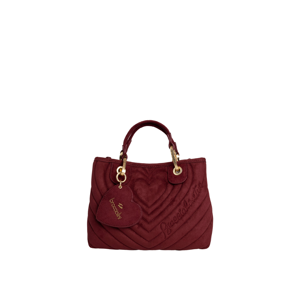 Braccialini Borsa A Mano Beth Matelasse' Rosso