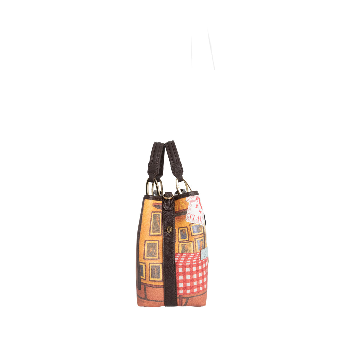 Braccialini Borsa A Mano Cartoline Multicolor Firenze