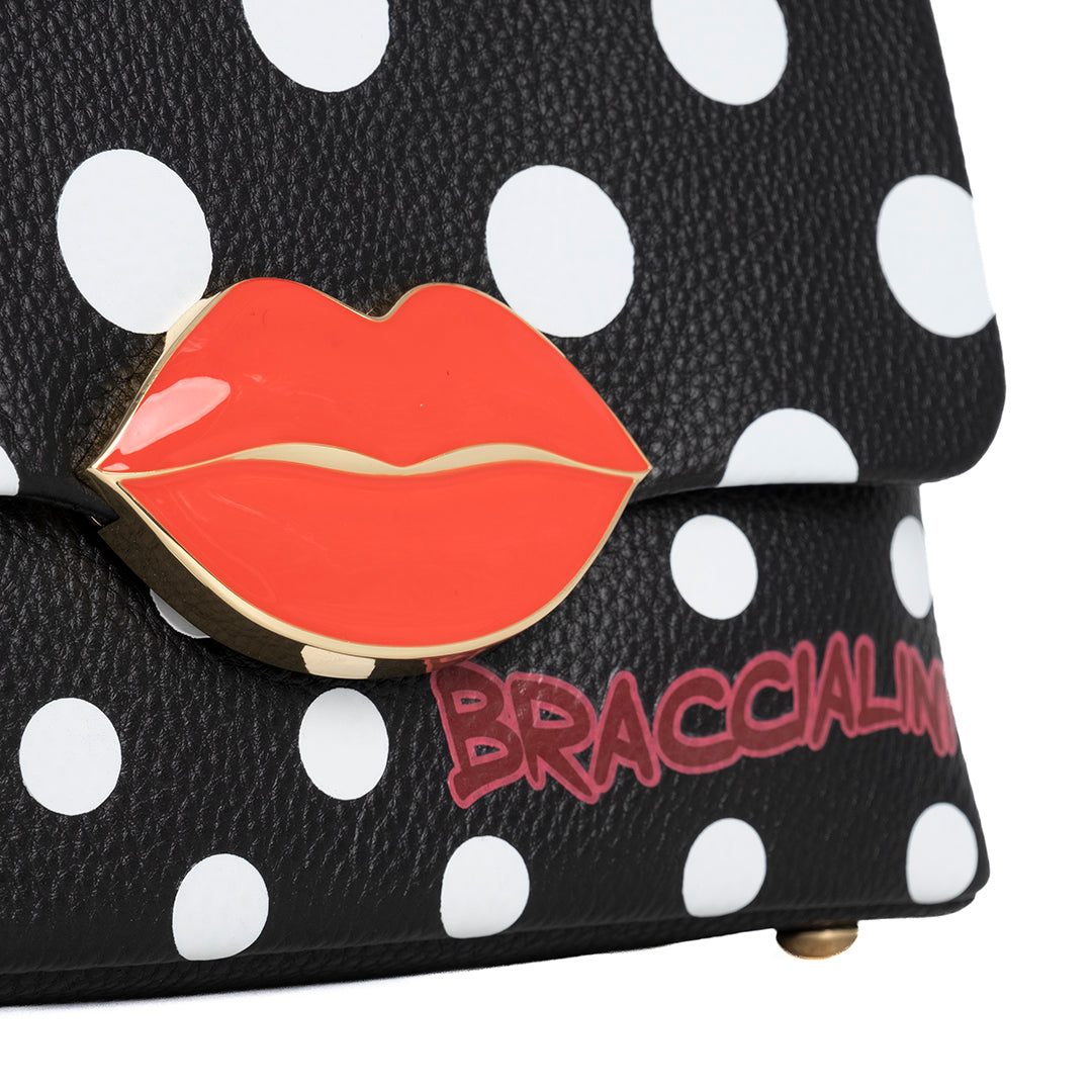 Braccialini Borsa A Tracolla Kiss Nero