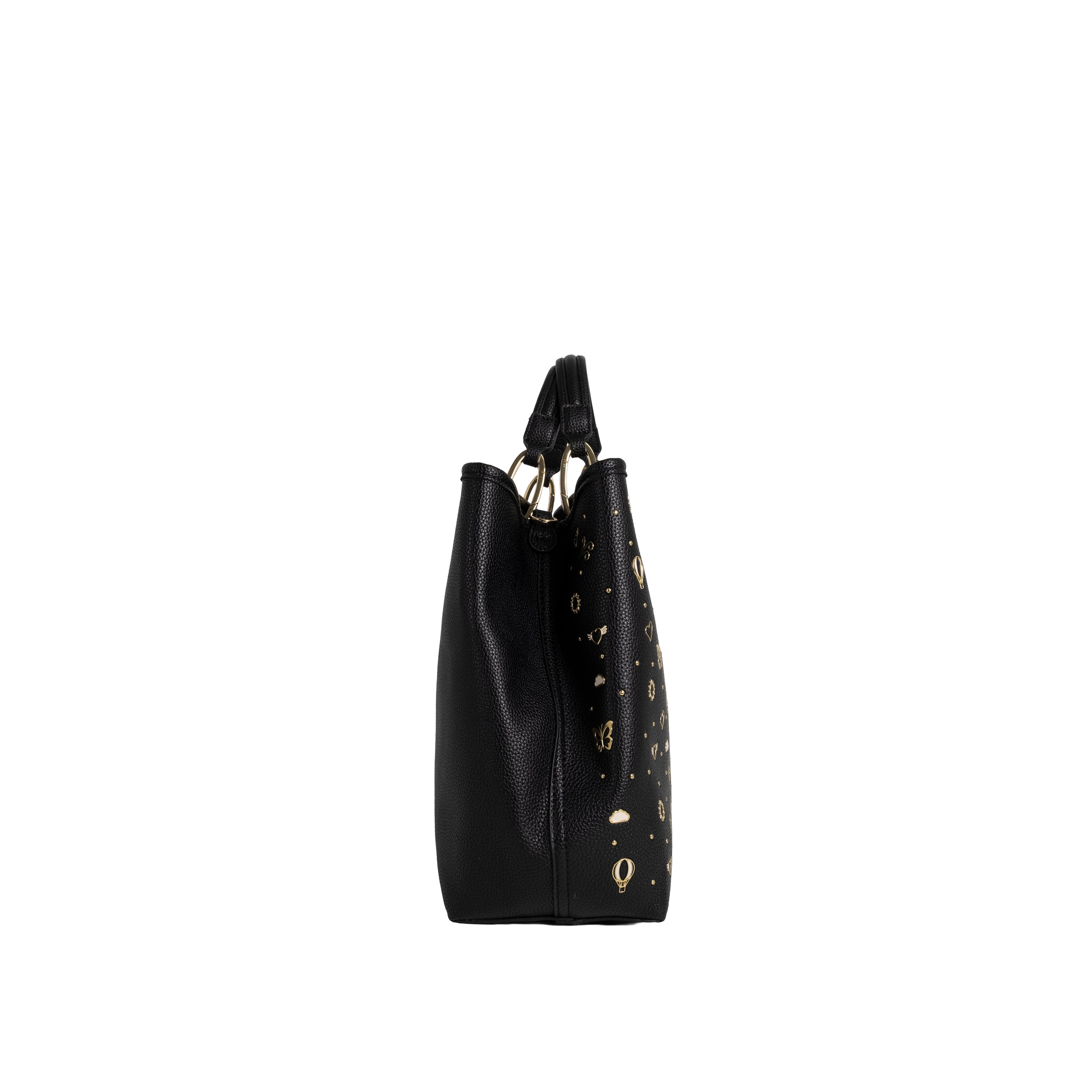 Braccialini Borsa a Mano Beth Strass Nero