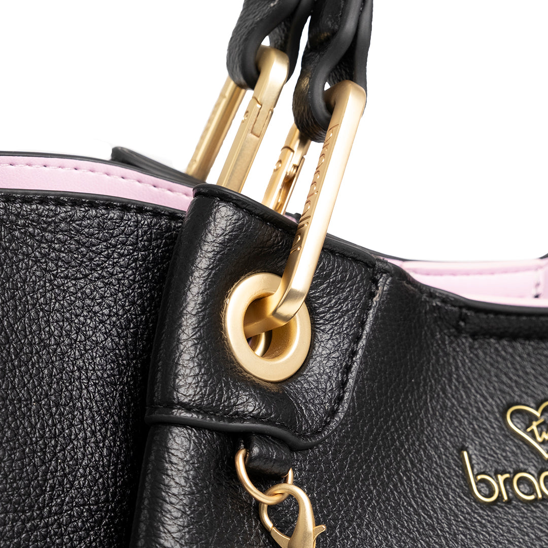 Braccialini Borsa a Mano Media Amy Nero