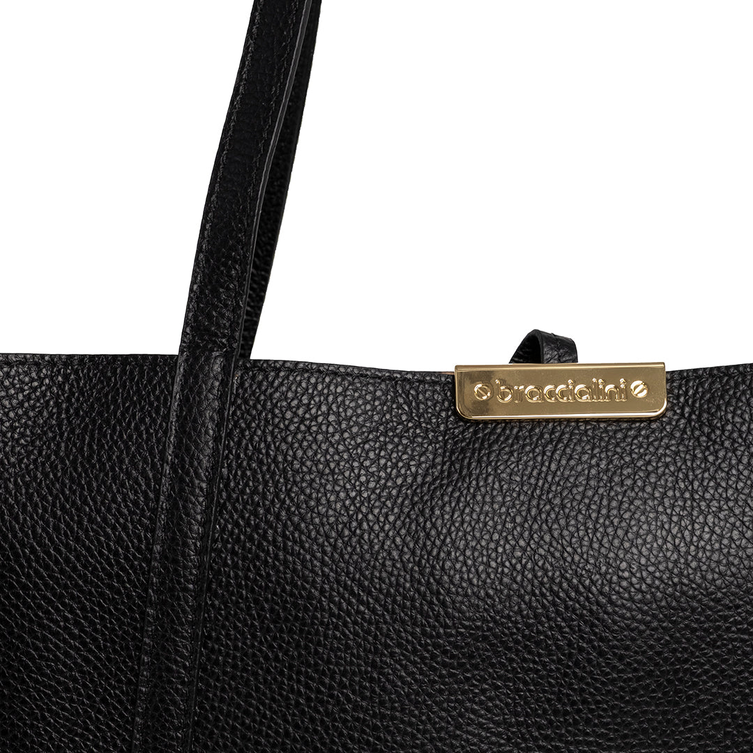 Braccialini Shopper Double Nero