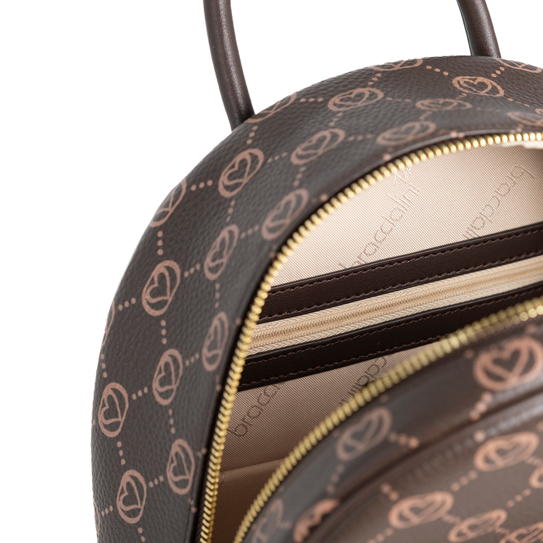 Braccialini Zaino Donna Monogram Beige