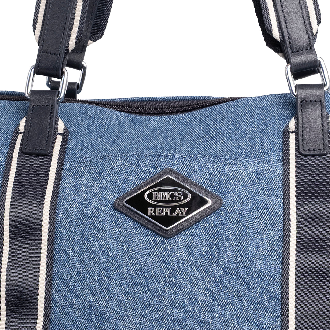 Bric's Replay Borsa Shopping L Denim