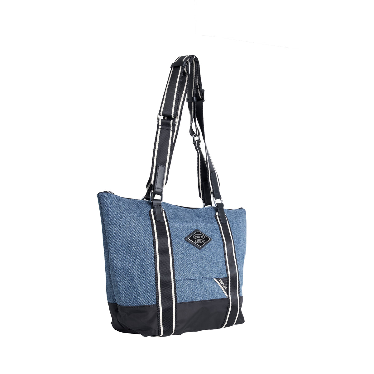 Bric's Replay Denim Borsa Shopping Denim