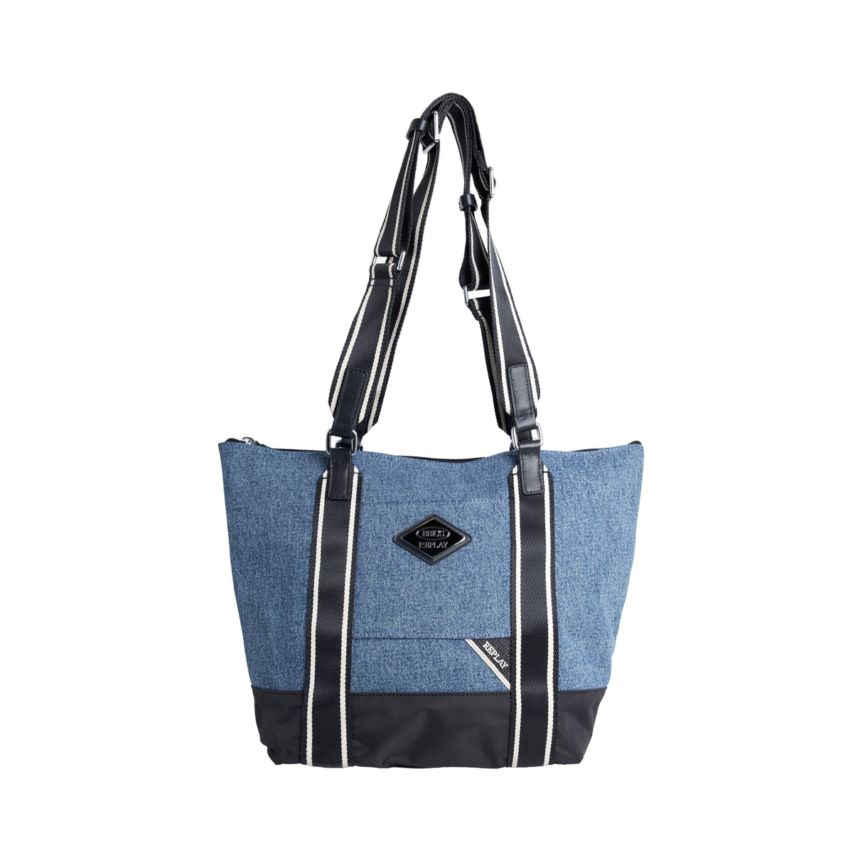 Bric's Replay Denim Borsa Shopping Denim