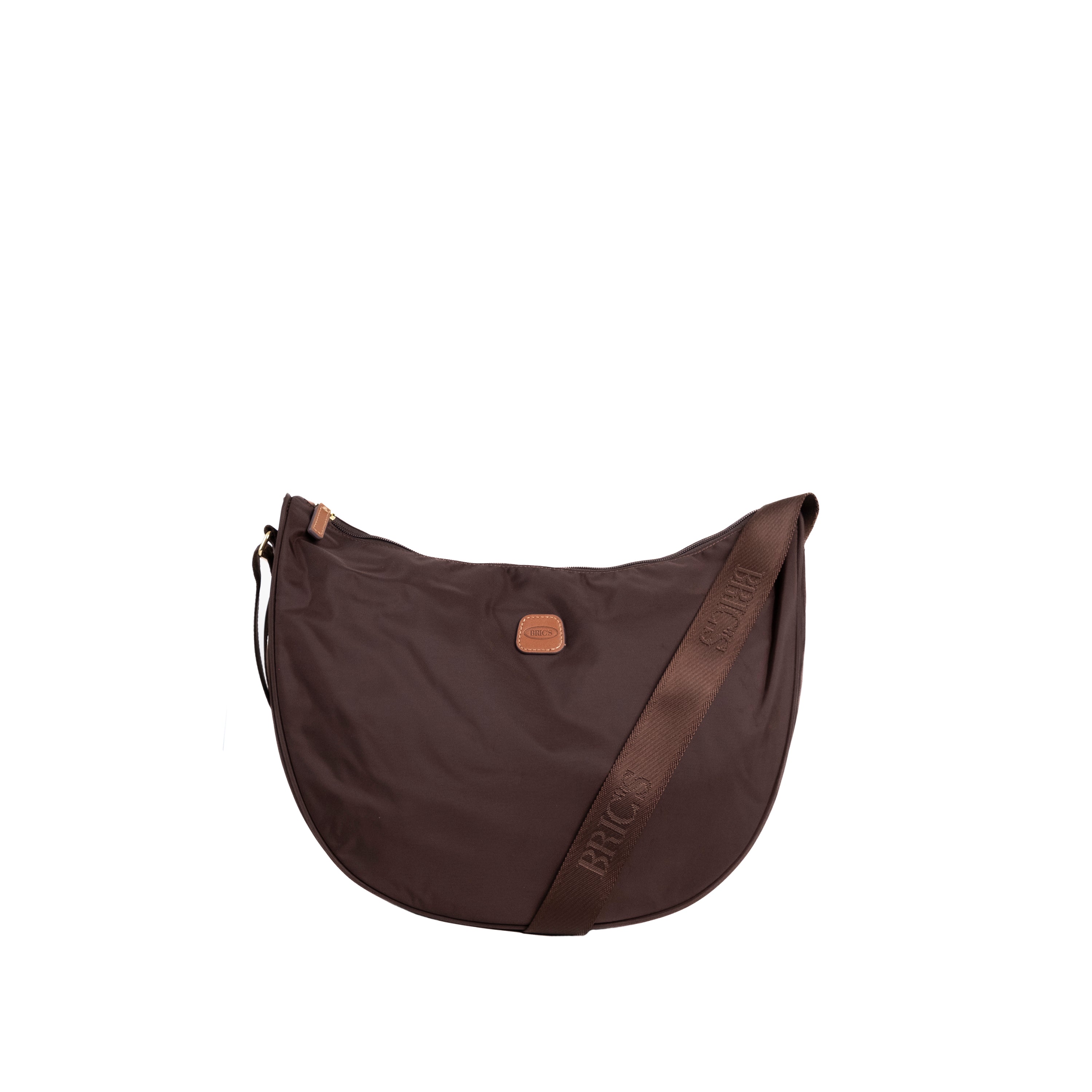 Bric's Borsa a Tracolla Mezzaluna L X-Collection Marrone