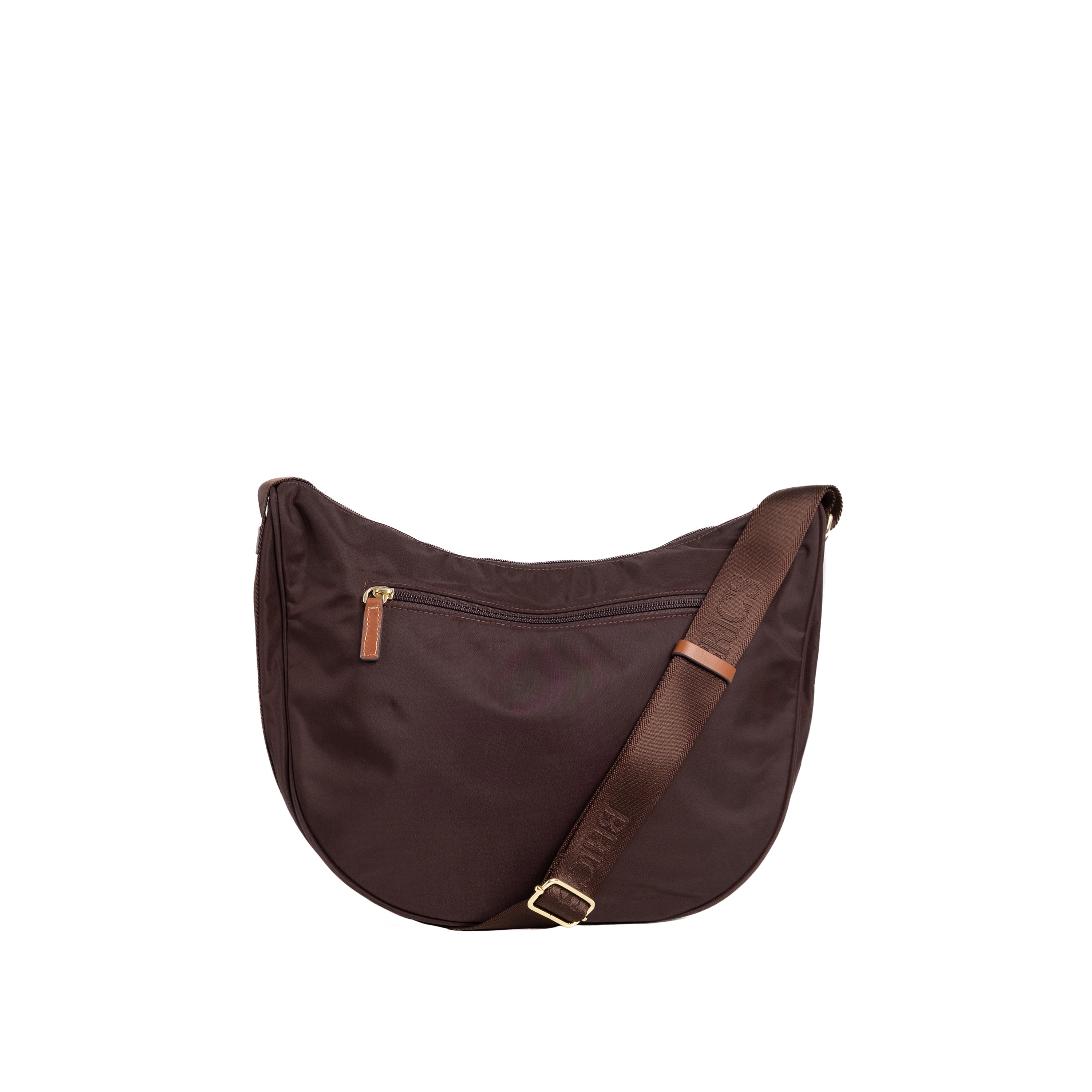 Bric's Borsa a Tracolla Mezzaluna L X-Collection Marrone