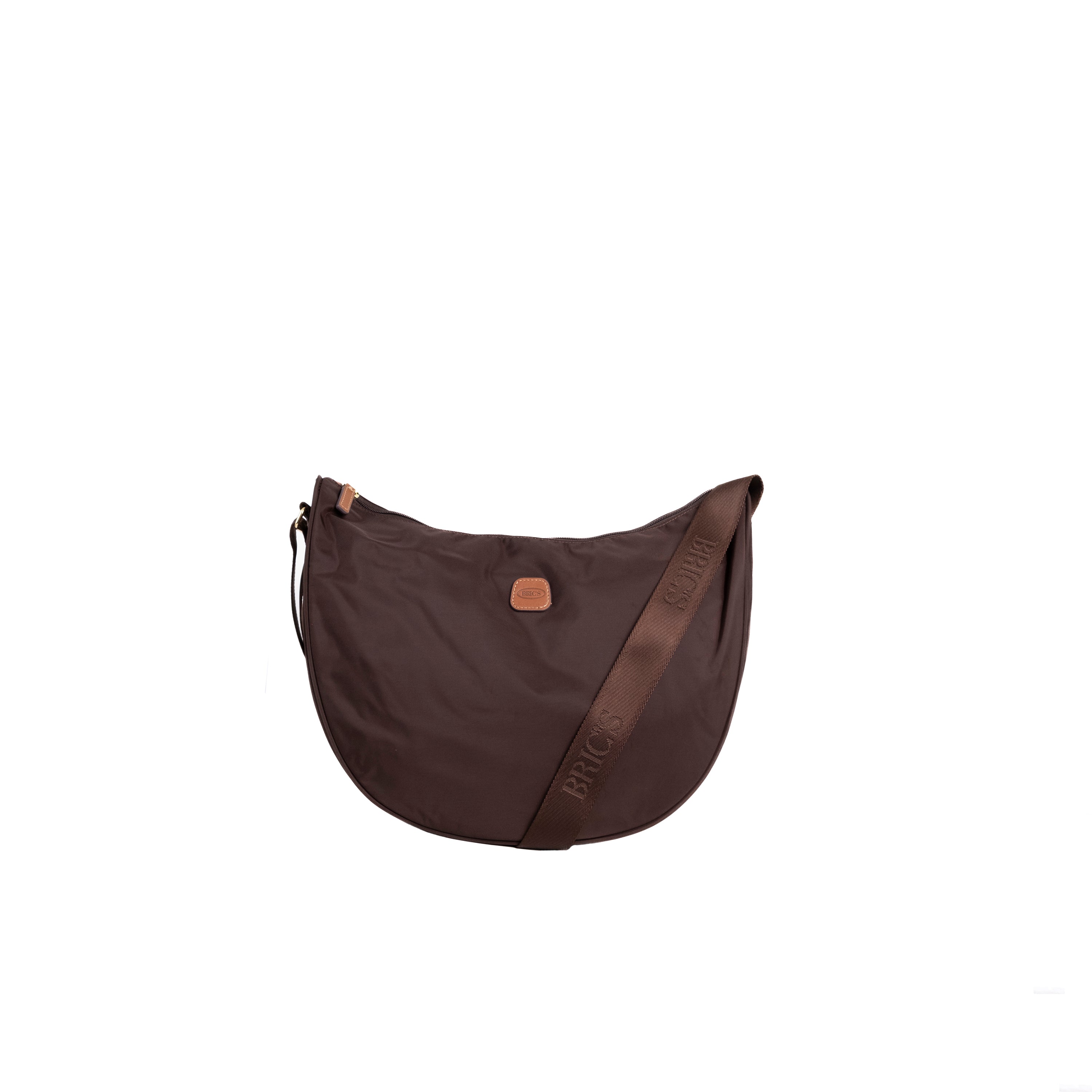 Bric's Borsa a Tracolla Mezzaluna S X-Collection Marrone