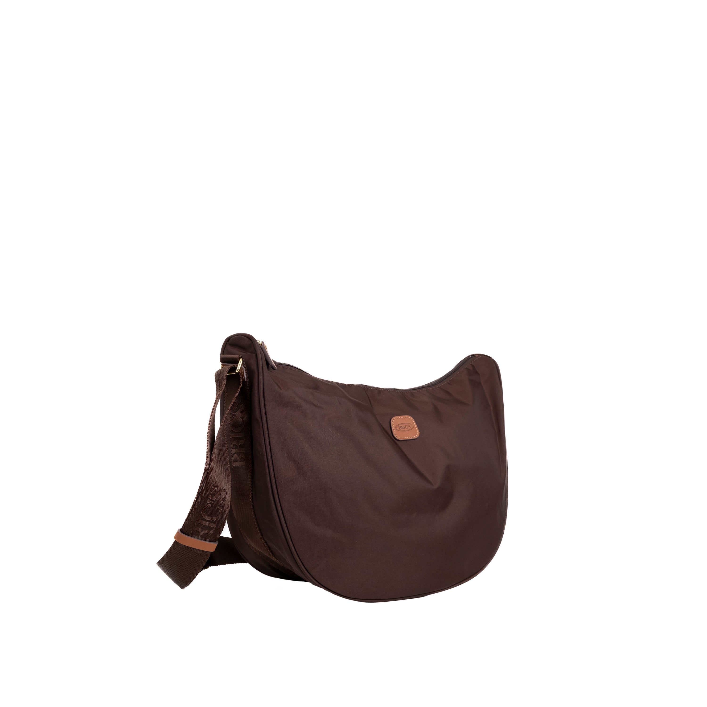 Bric's Borsa a Tracolla Mezzaluna S X-Collection Marrone