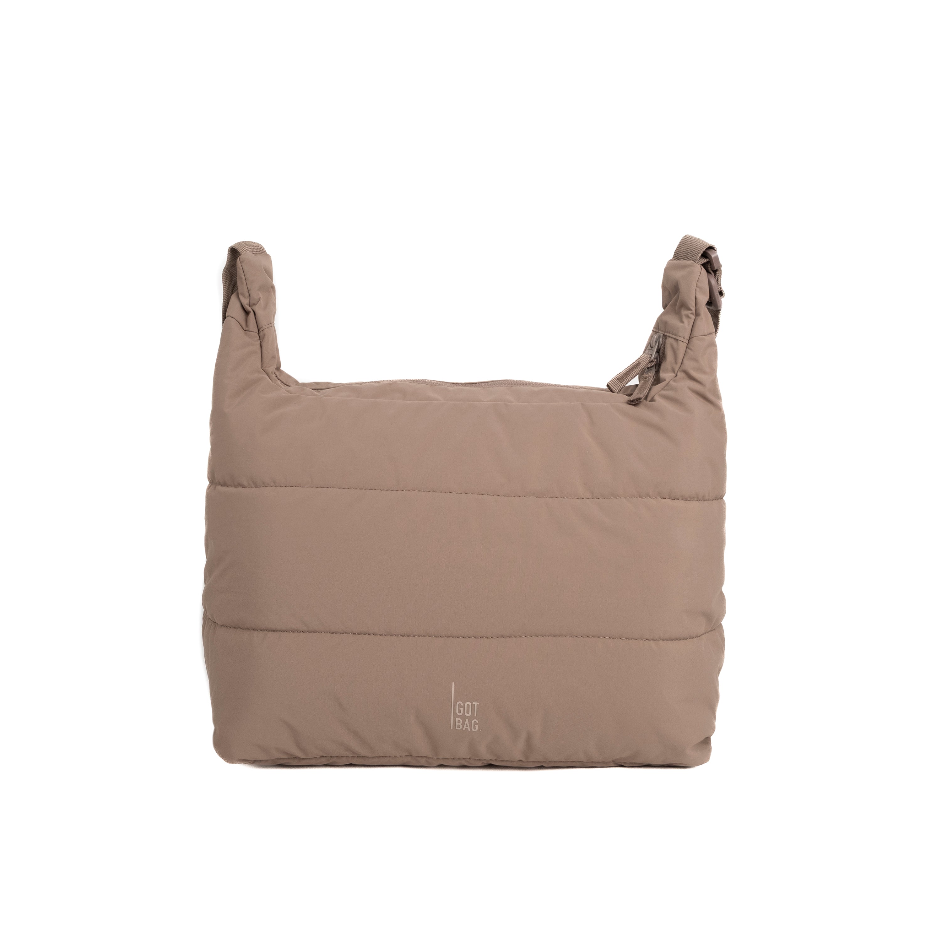 Got Bag Borsa Puffer Square Bag Large Monochrome Oyster