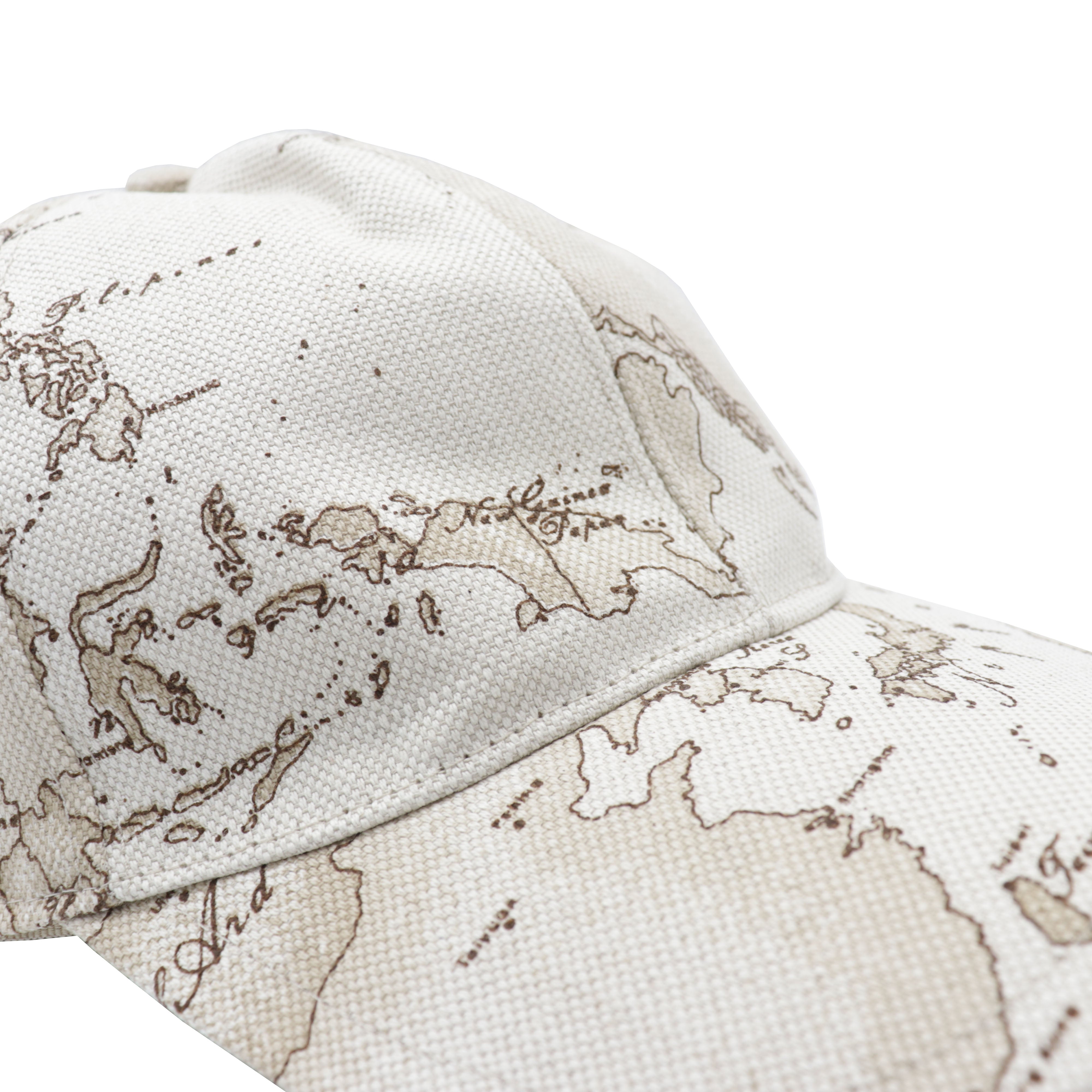 Alviero Martini Prima Classe Cappello Baseball Mistolino Geo Safari Rafia