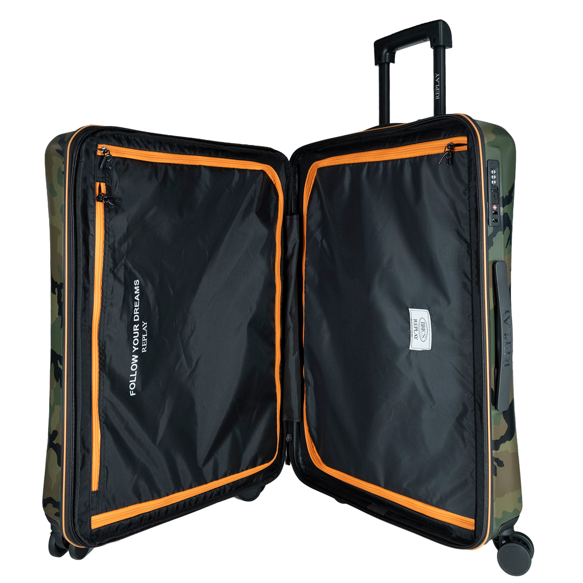 Bric's Replay Trolley M Camouflage (46,5x69,5x25/29 cm)