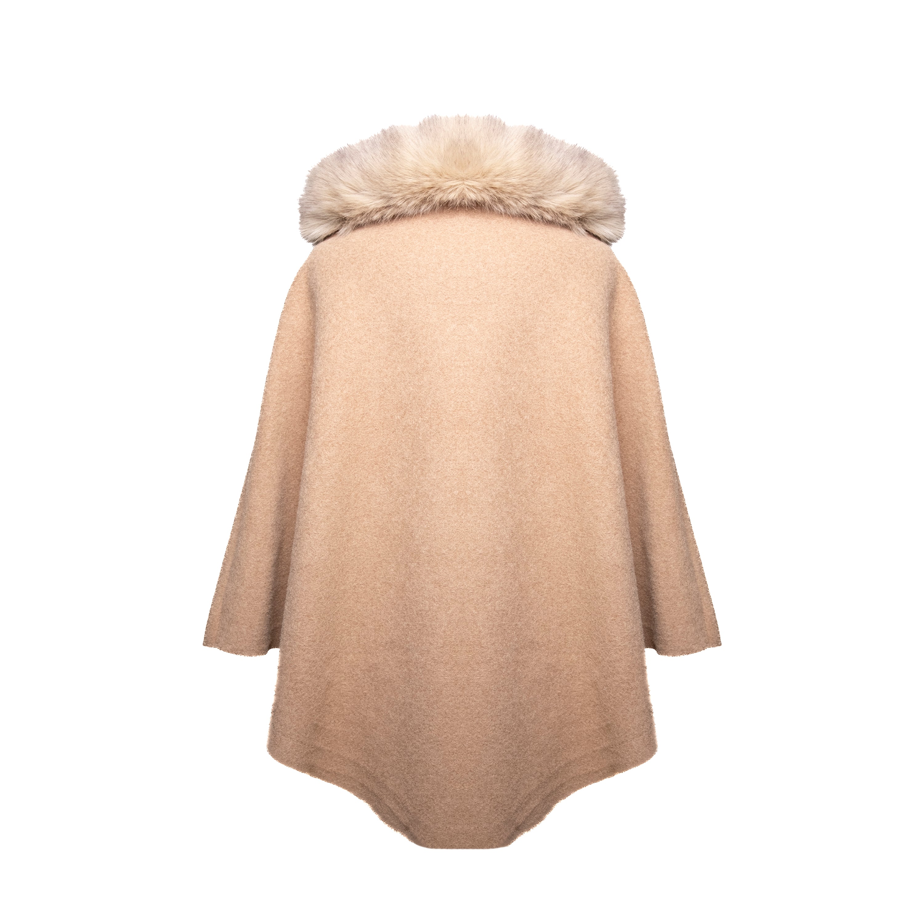 Alviero Martini Prima Classe Poncho Ecofour Biscotto