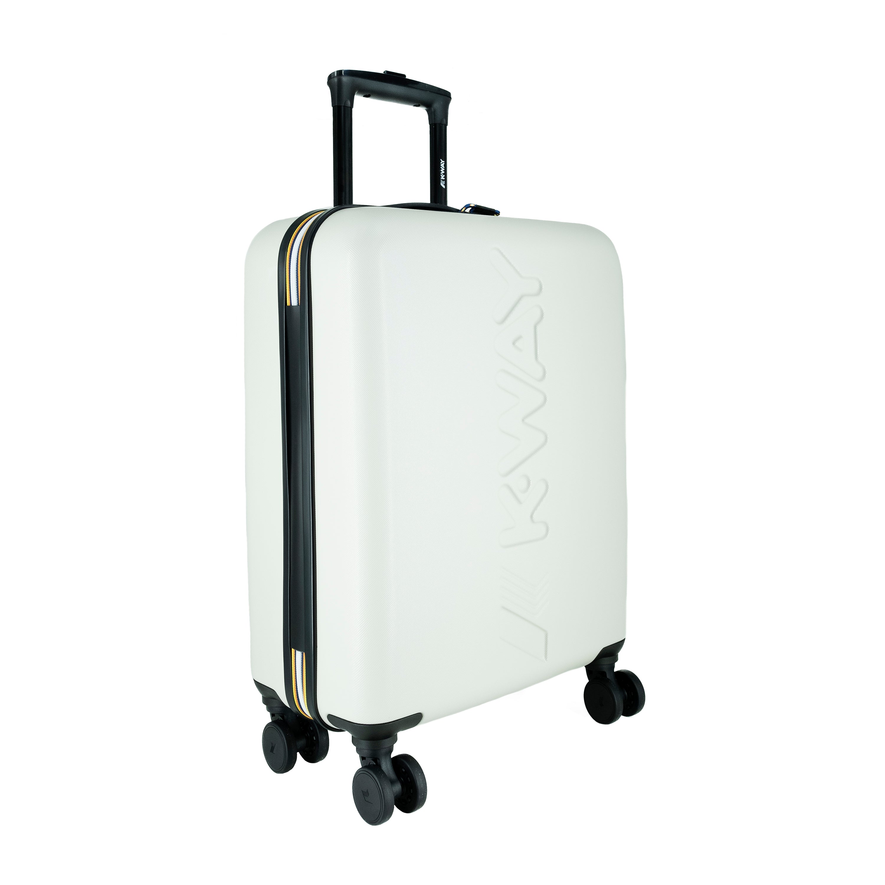 K-Way Trolley Cabin Small Beige e Blu Cobalto