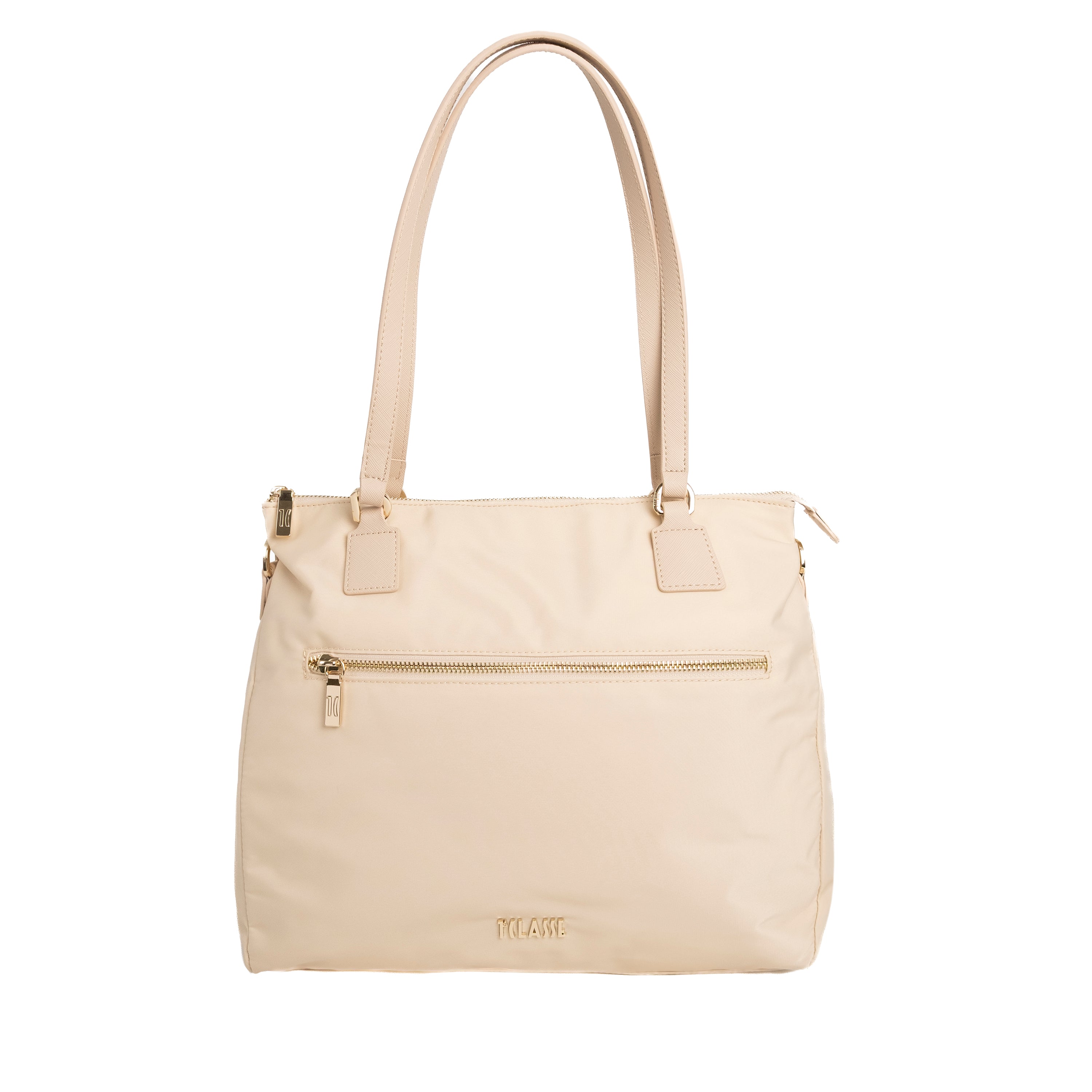 Alviero Martini Prima Classe Shopper/Zaino con Tracolla Champagne