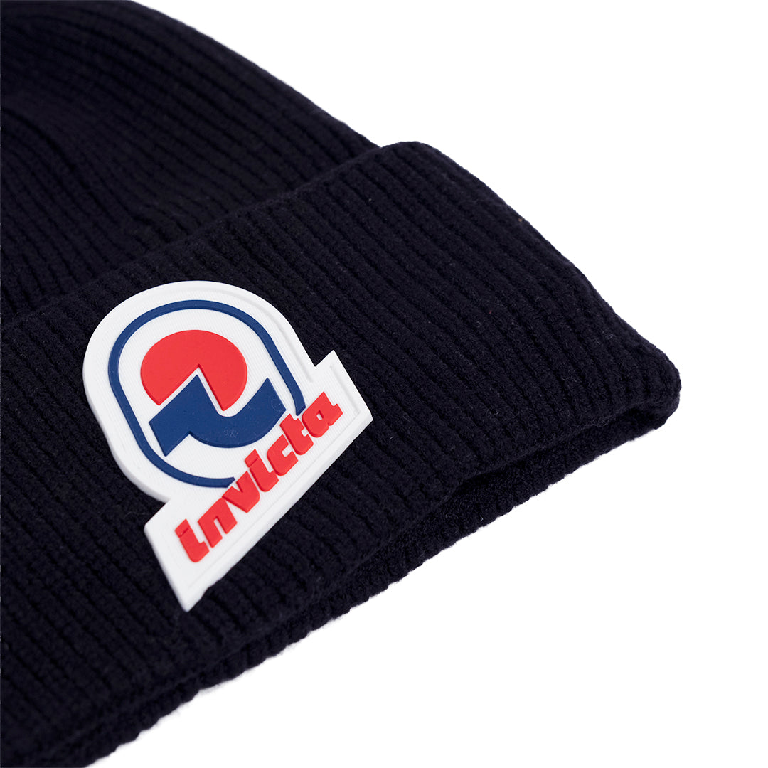 Invicta Cappello Modello Beanie a Coste Poseidon Blue