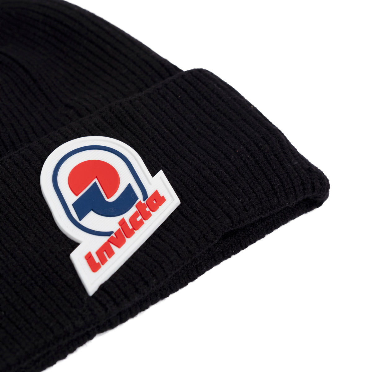 Invicta Cappello Modello Beanie a Coste Nero
