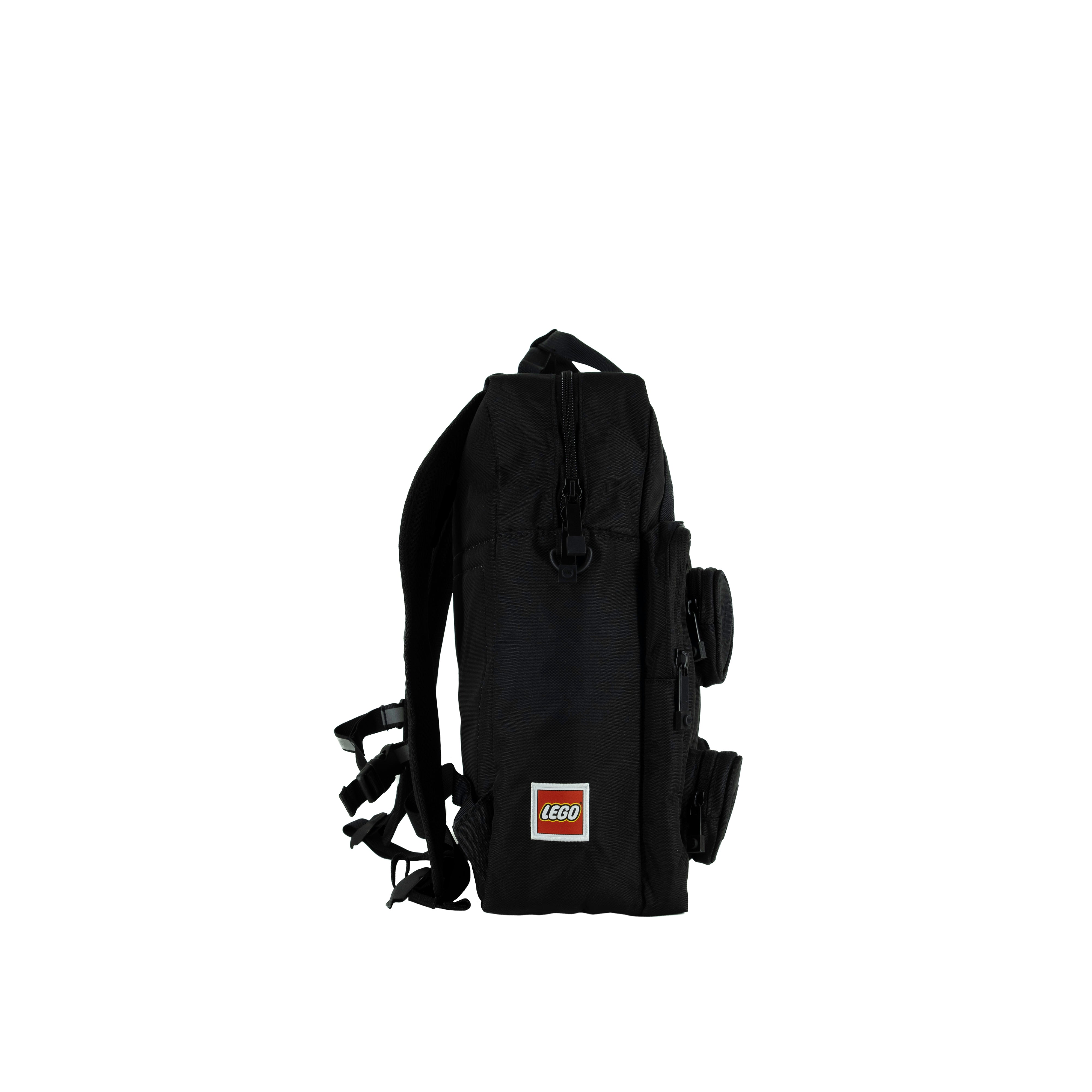 Lego Brick Backpack 2x2 Black Logo