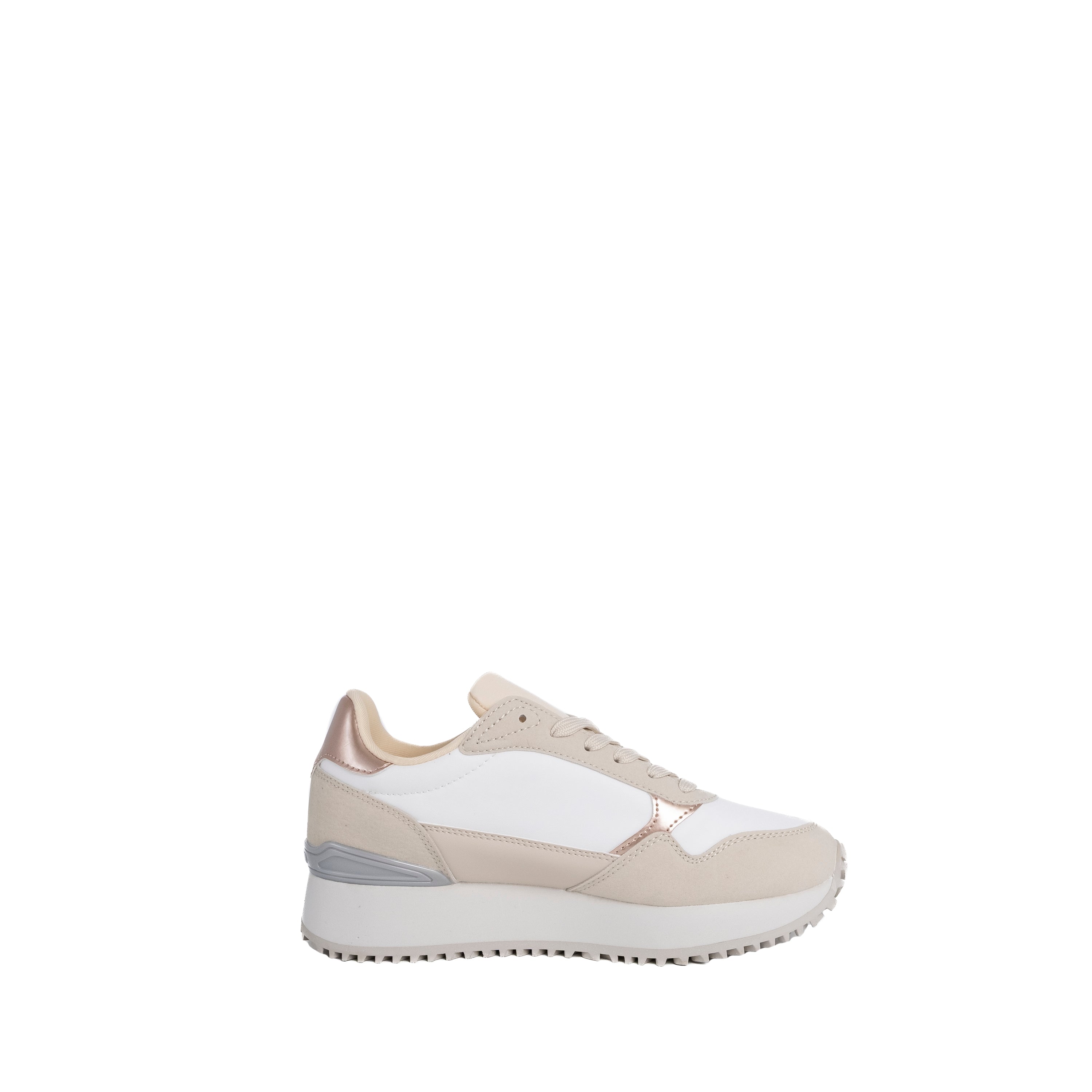 Napapijri Donna Sneakers Astra Platform Bianco e Beige