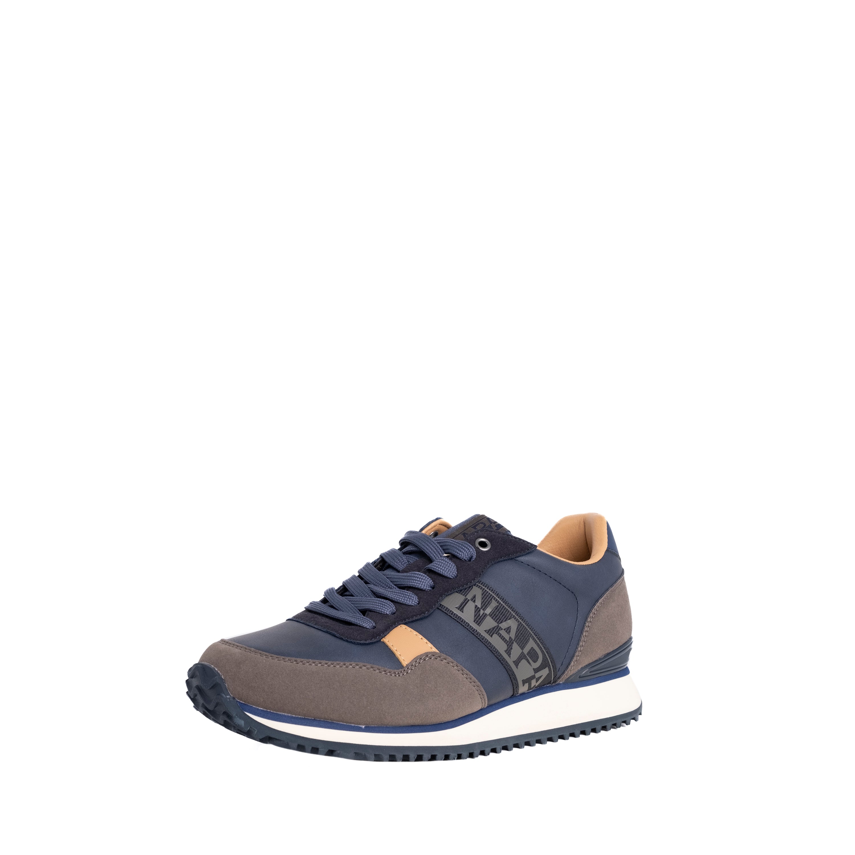 Napapijri Sneakers Cosmos in Nylon Blu e Taupe