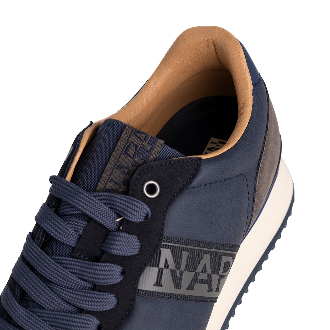 Napapijri Sneakers Cosmos in Nylon Blu e Taupe