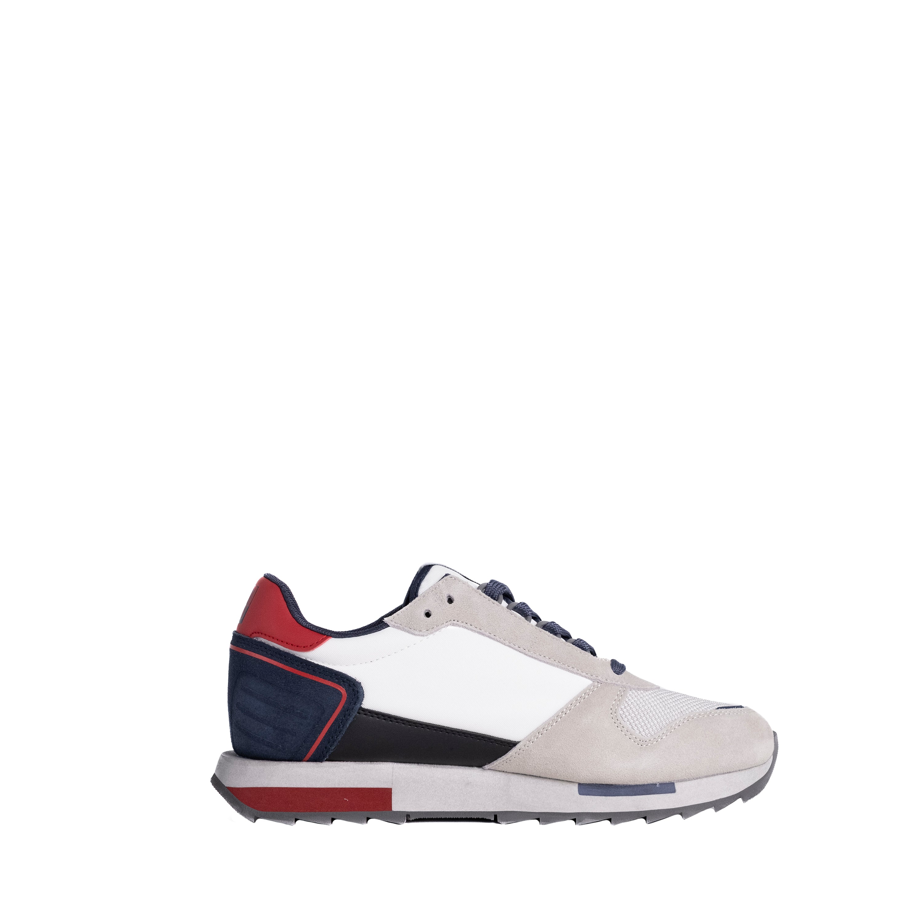 Napapijri Uomo Sneakers Virtus Bianco Grigio e Navy