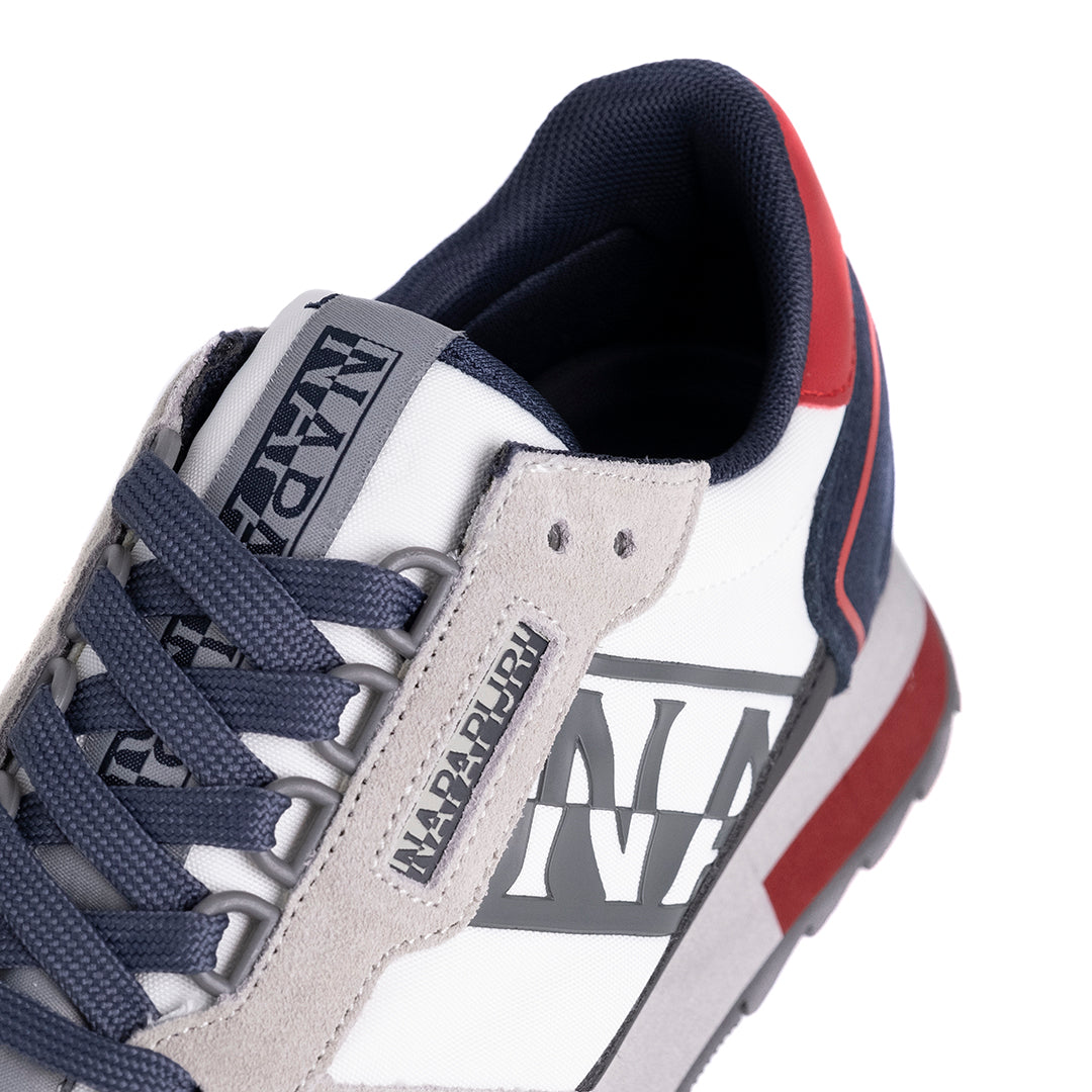 Napapijri Uomo Sneakers Virtus Bianco Grigio e Navy