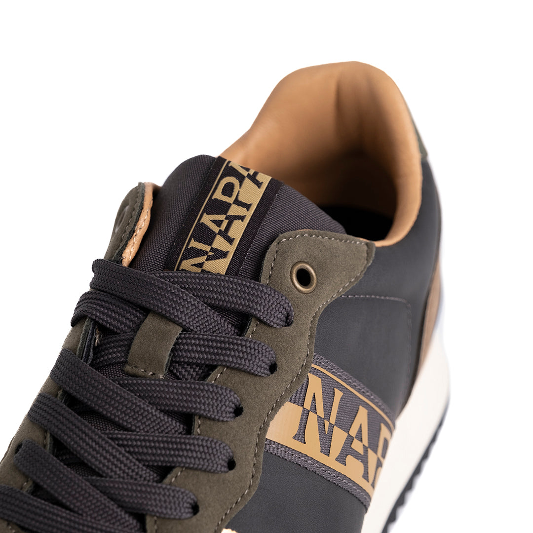 Napapijri Sneakers Cosmos in Nylon Marrone e Ebony