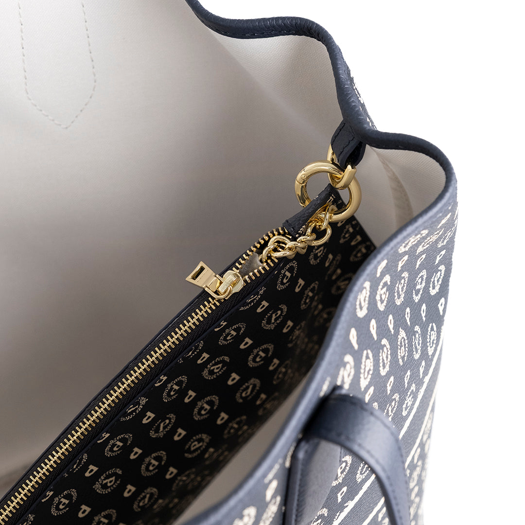 Pollini Borsa a Mano Heritage Blu