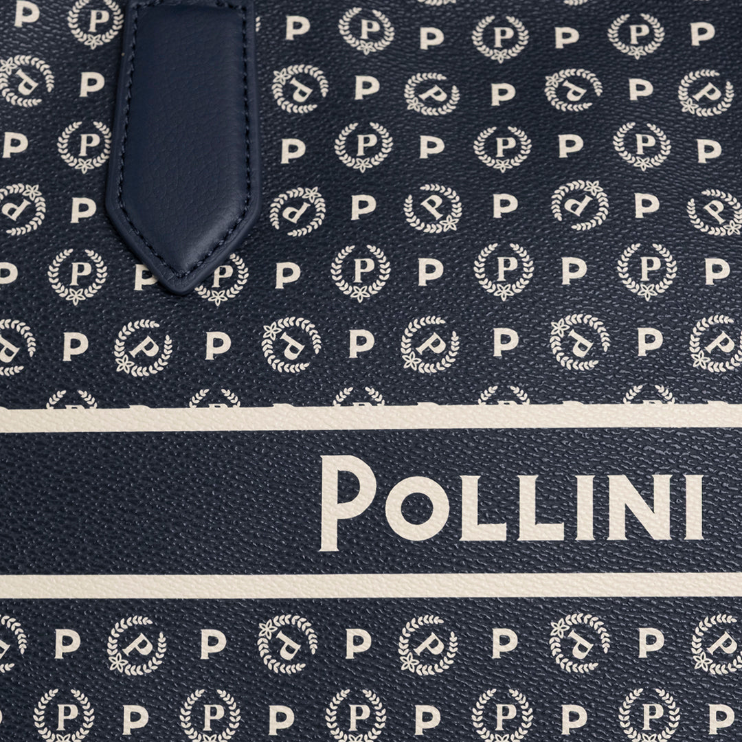 Pollini Borsa a Mano Heritage Blu