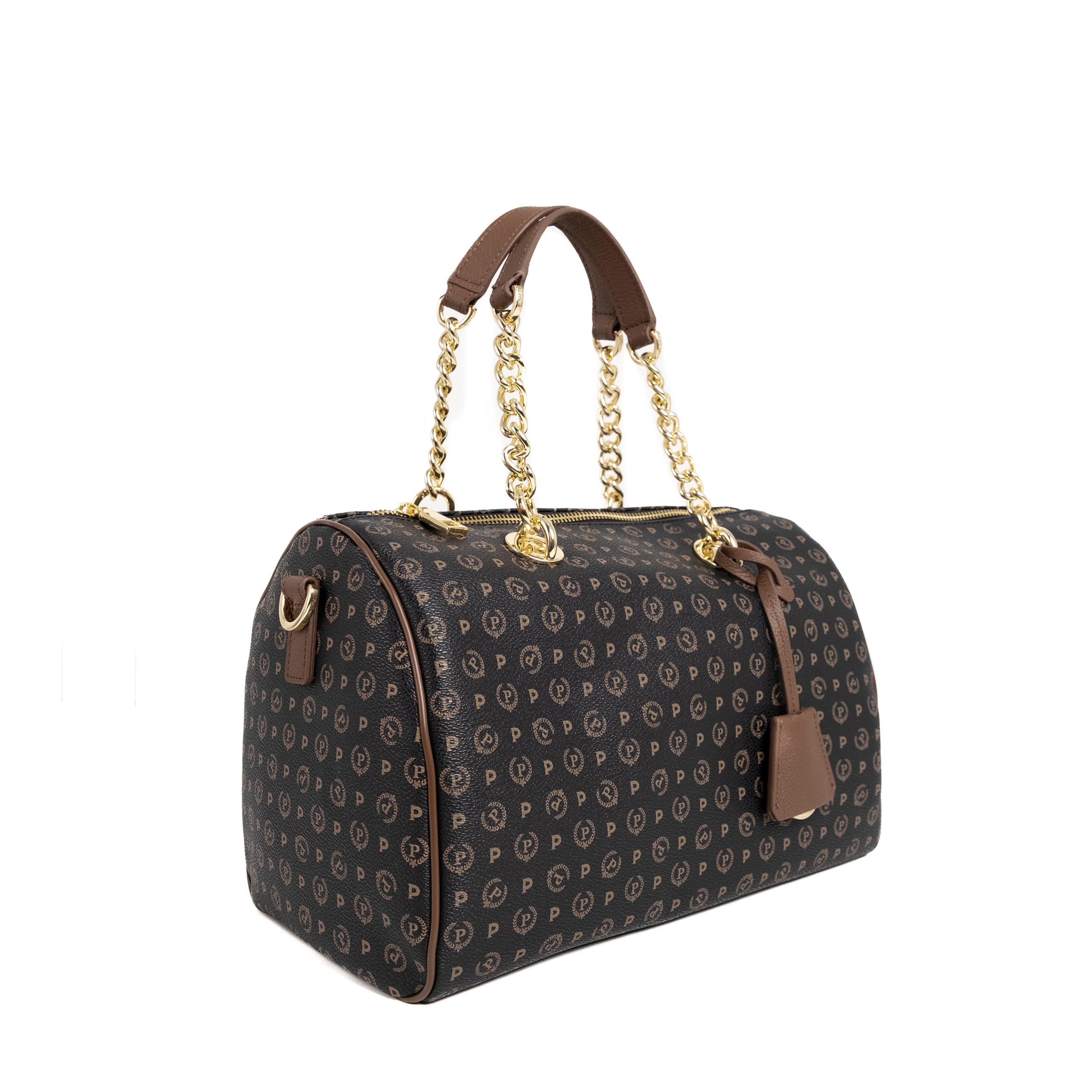 Pollini Heritage 70th Anniversary Handtasche in Schwarz und Braun