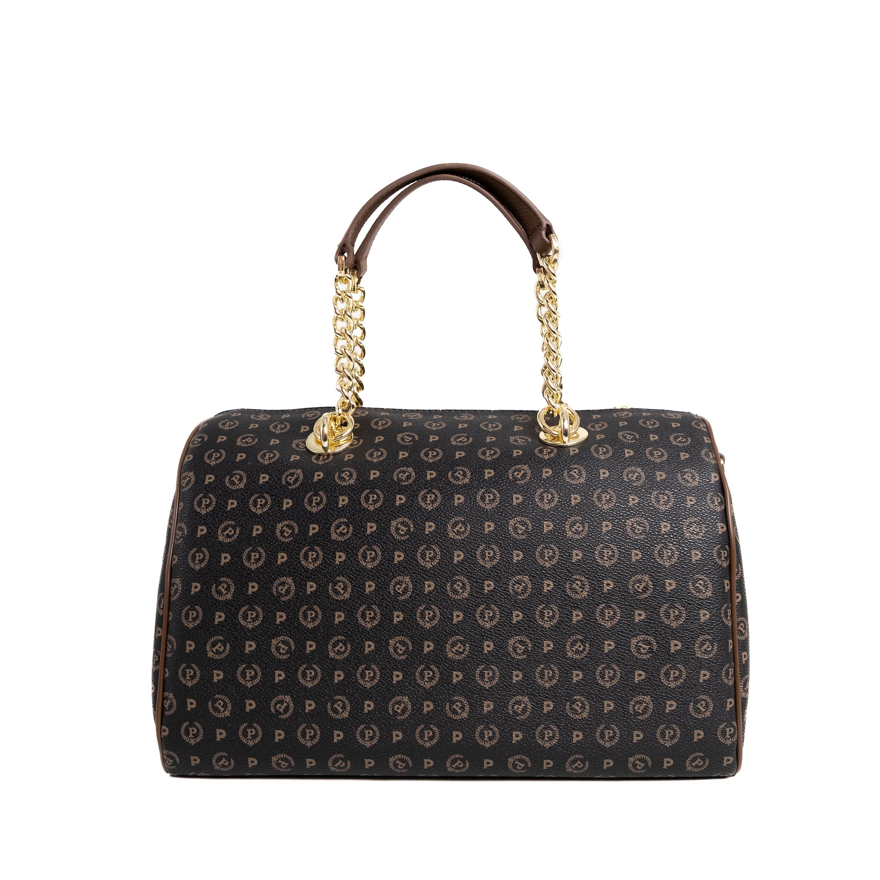 Pollini Heritage 70th Anniversary Handtasche in Schwarz und Braun