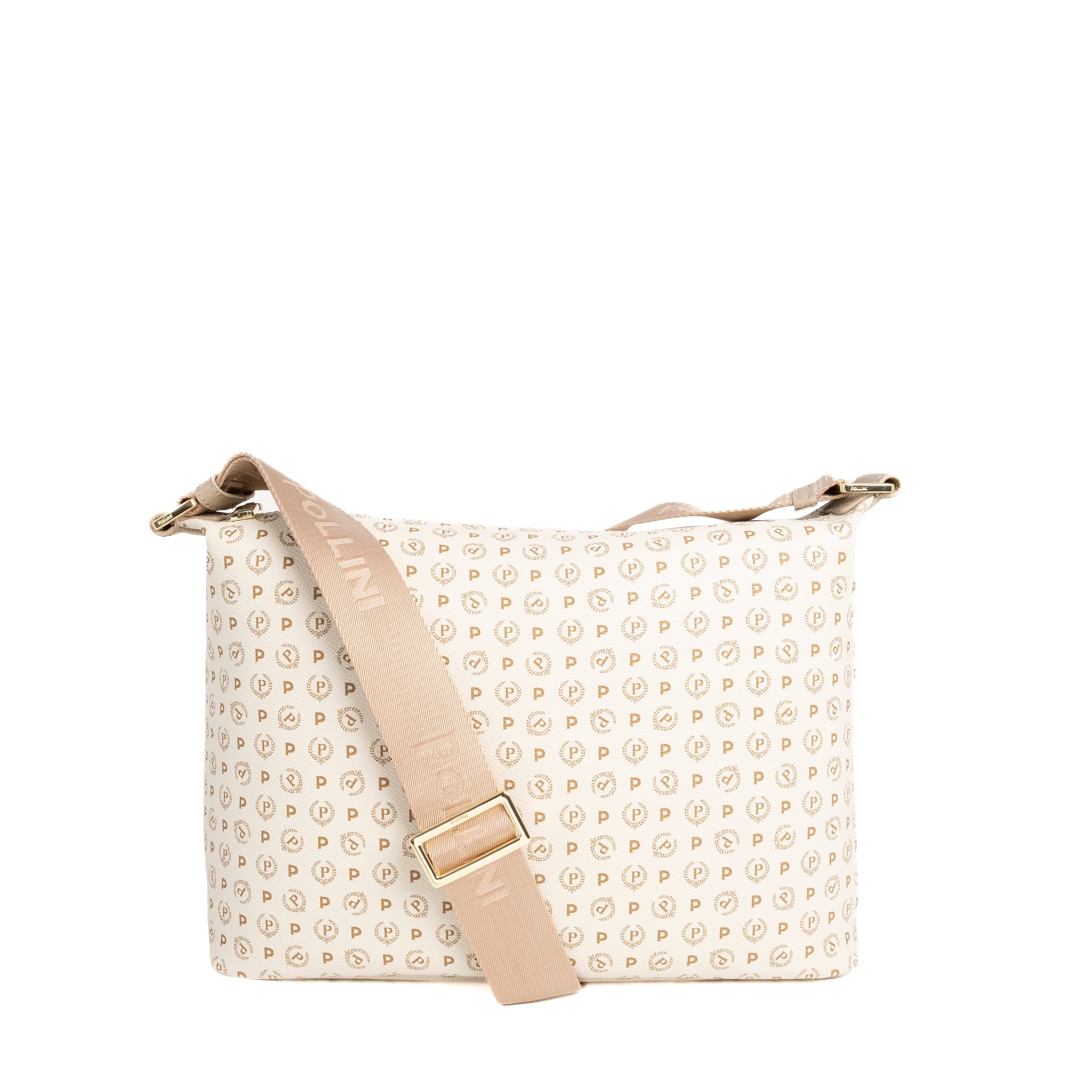 Pollini Borsa a Spalla Heritage Avorio e Ghiaccio