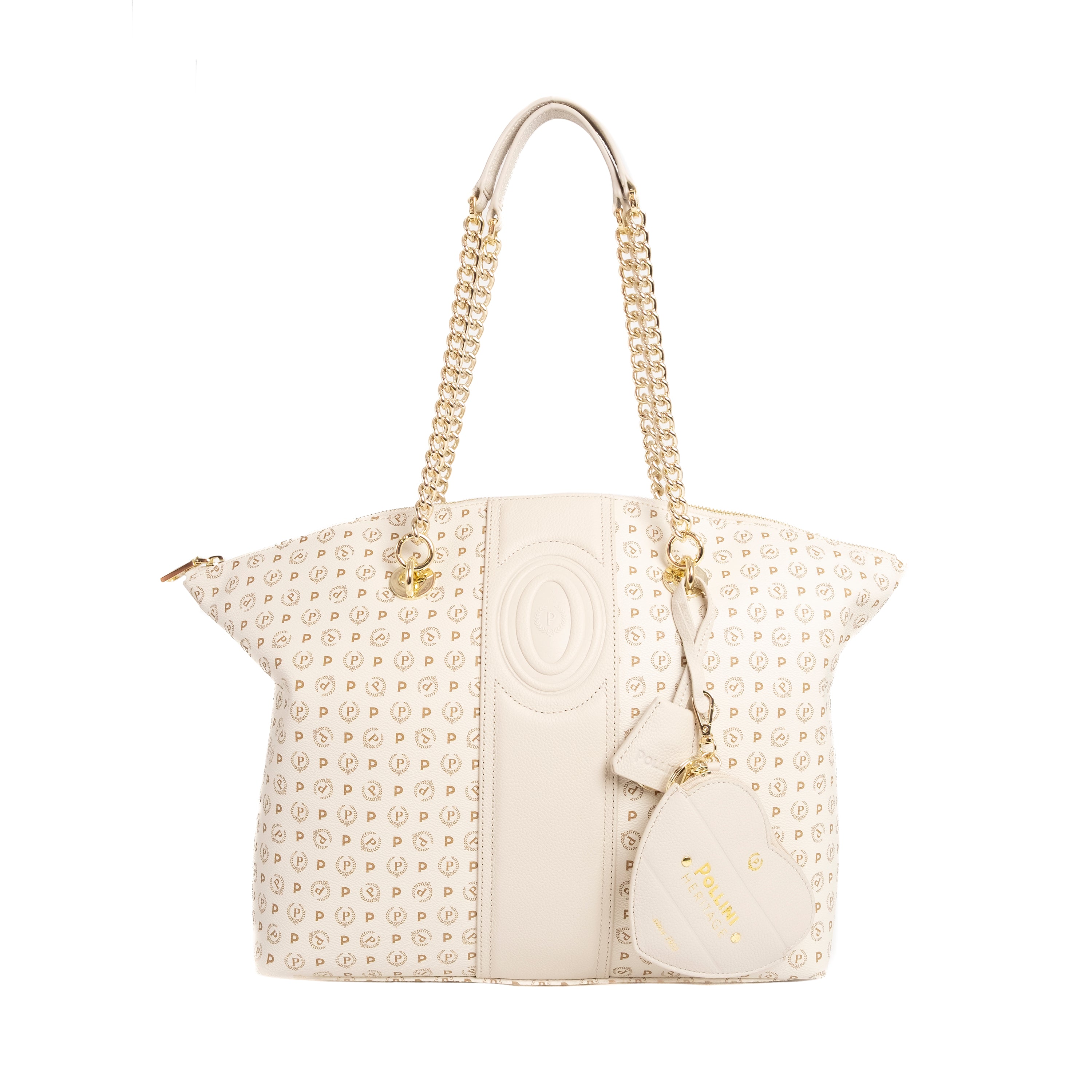 Pollini Borsa a Spalla Heritage Avorio