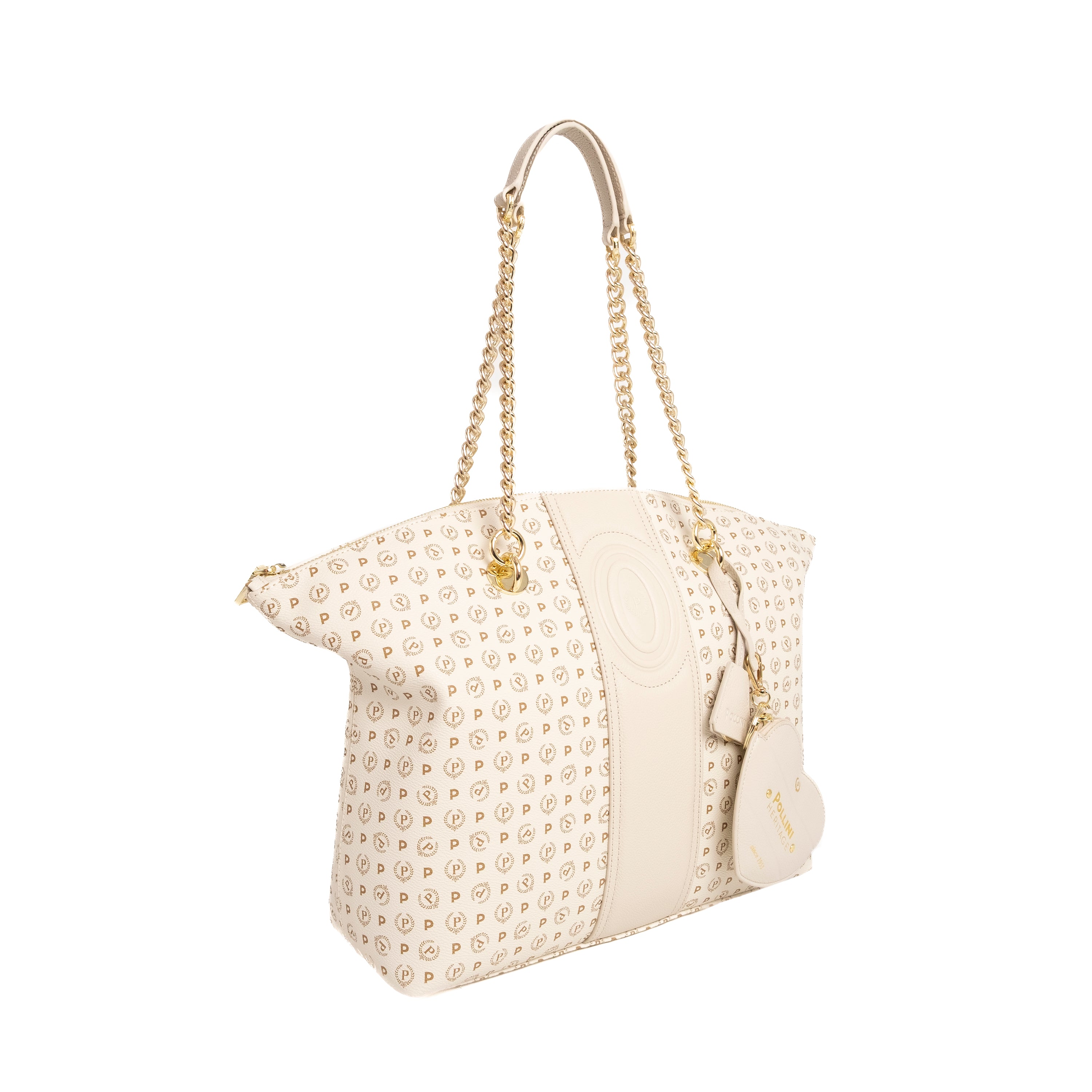 Pollini Borsa a Spalla Heritage Avorio