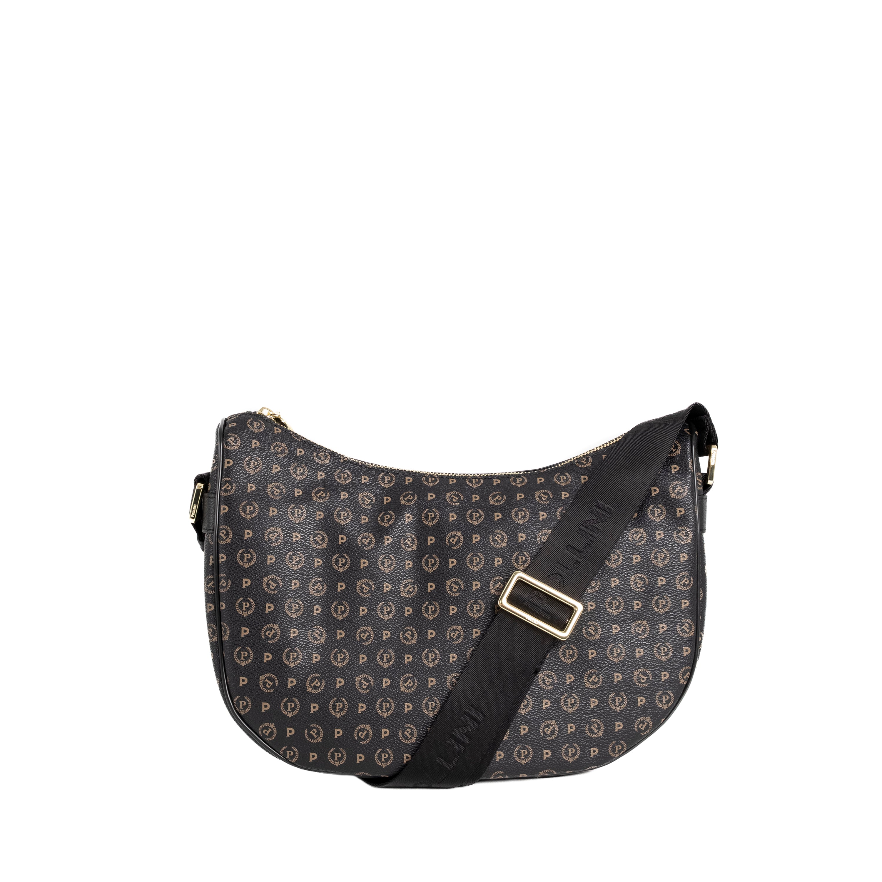 Pollini Borsa a Spalla Heritage Hobo Nero