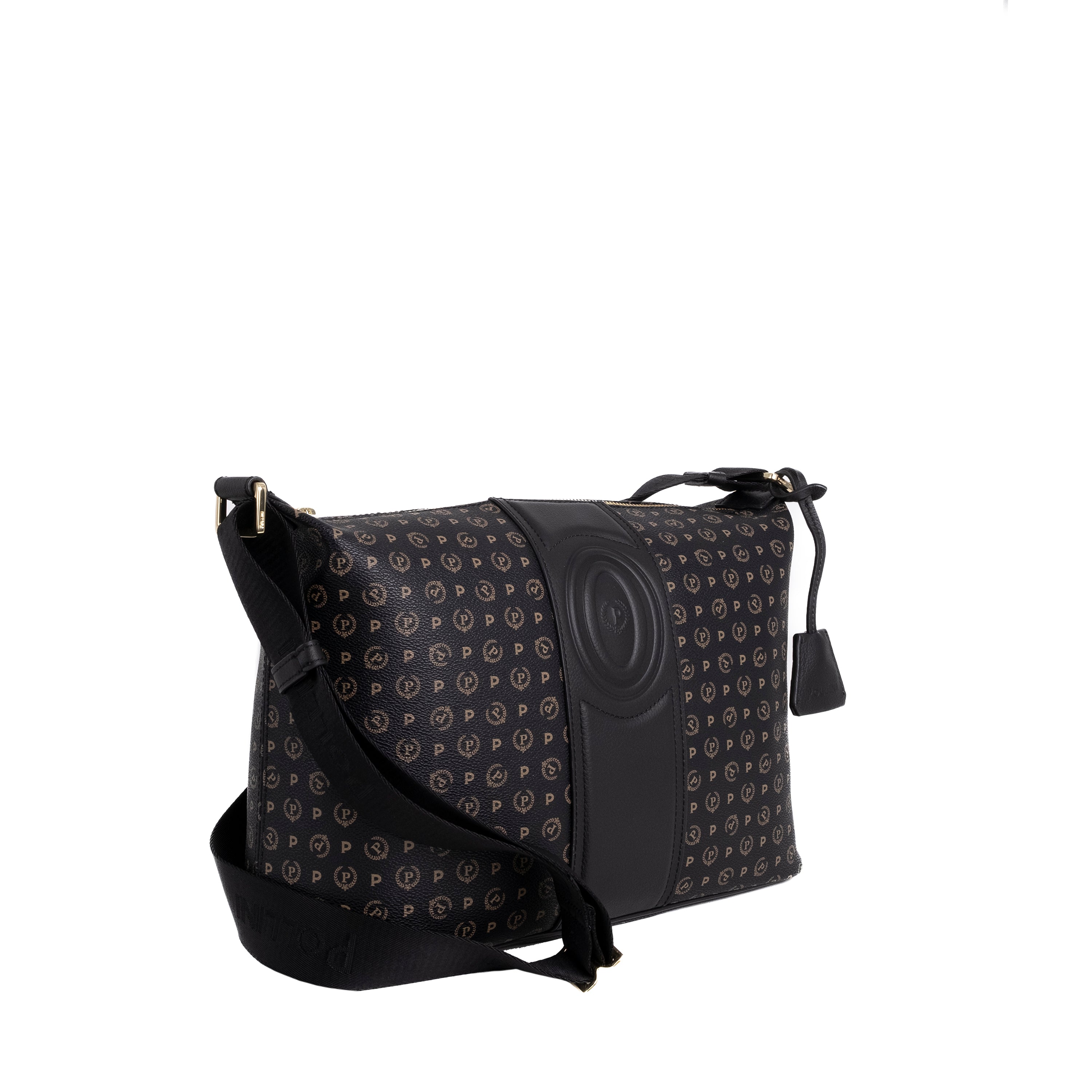 Pollini Borsa a Spalla 70°Anniversario Heritage Nero